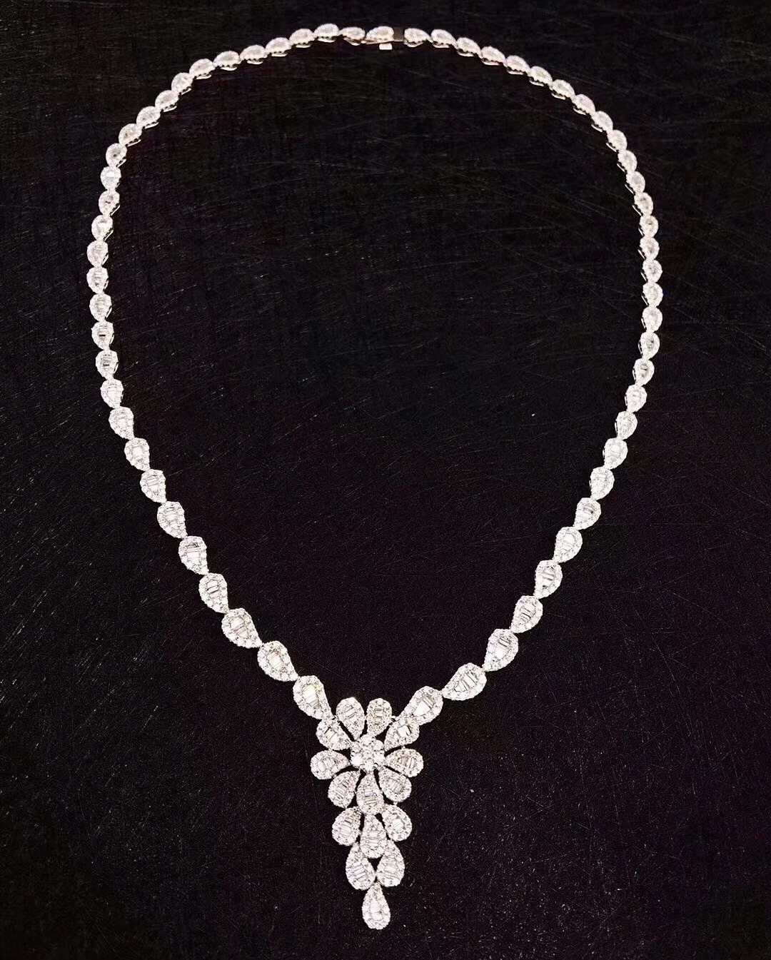 Diamond Necklace by Gem Select Crafts