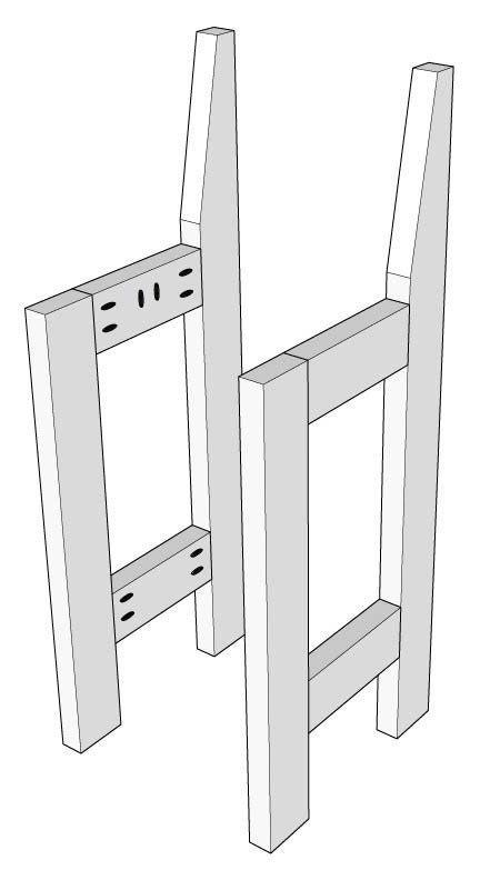 step 5 outdoor stool diy