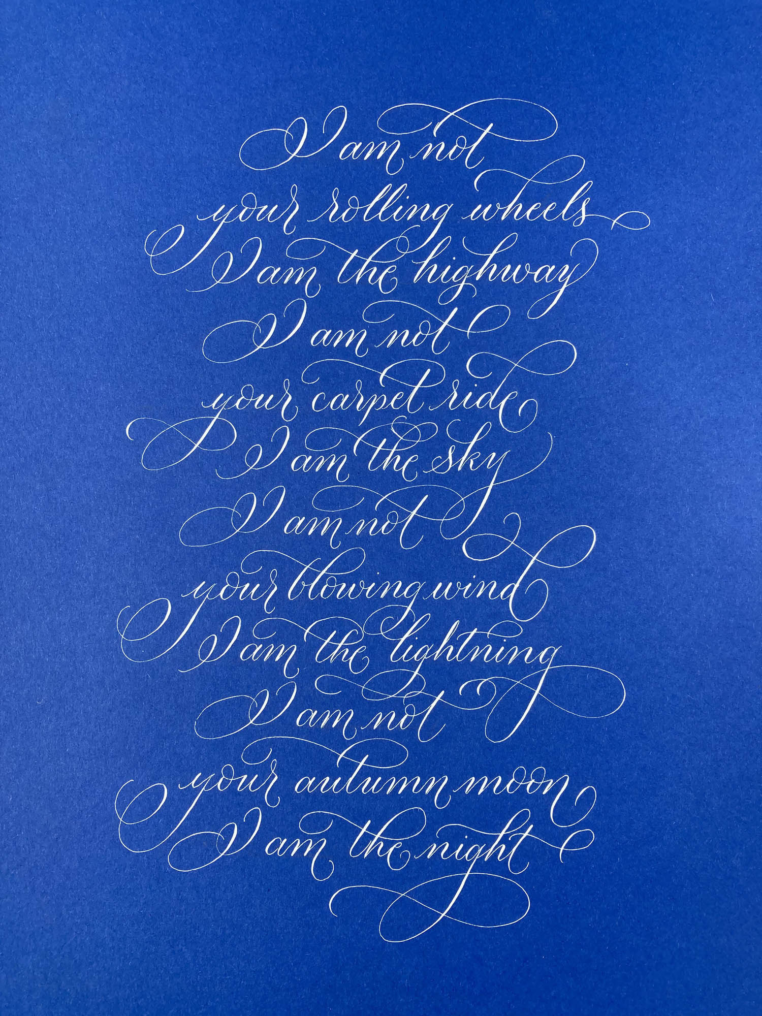 Audioslave highway lyrics in calligraphy