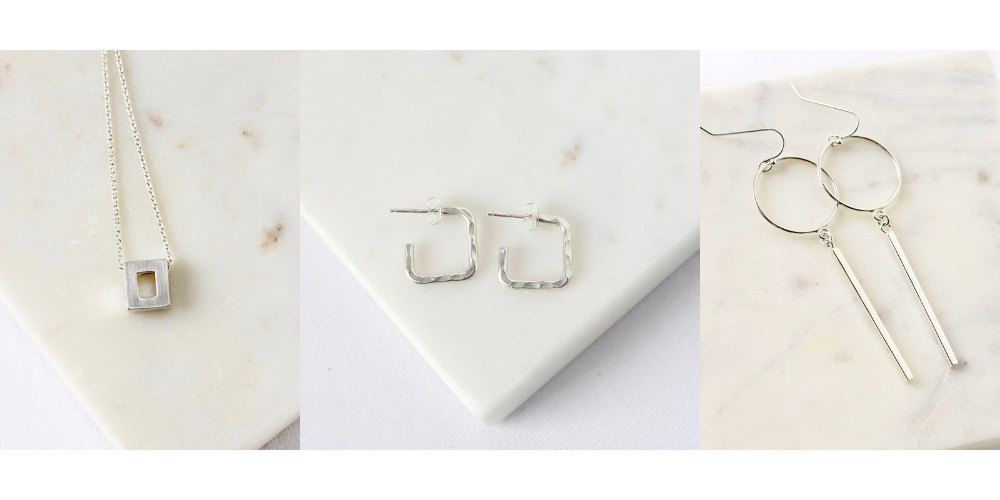 Sterling Silver Geometric Jewelry