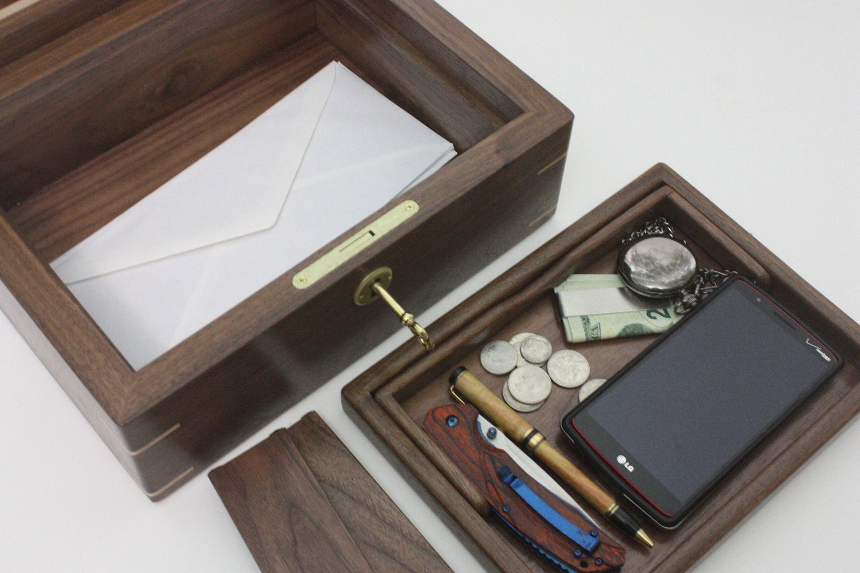 Large Walnut Keepsake Box
