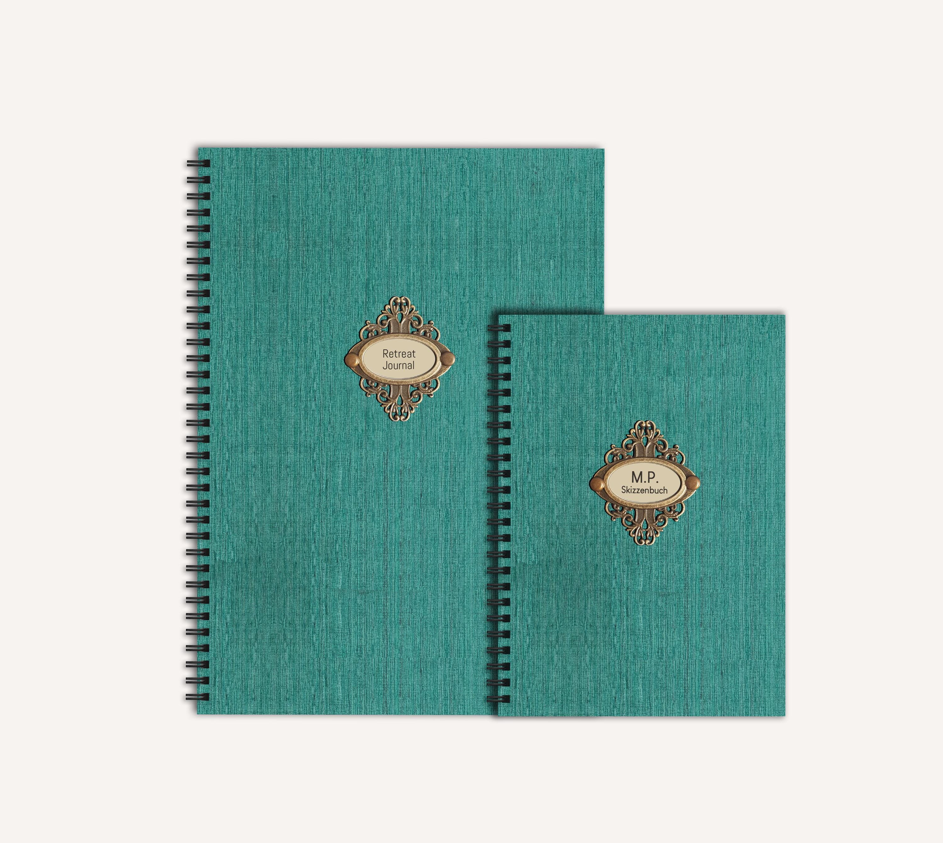 Hardcover Notizbuch in Grün