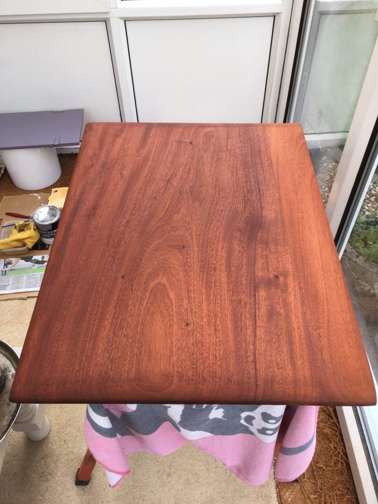 Danish oil on old wood