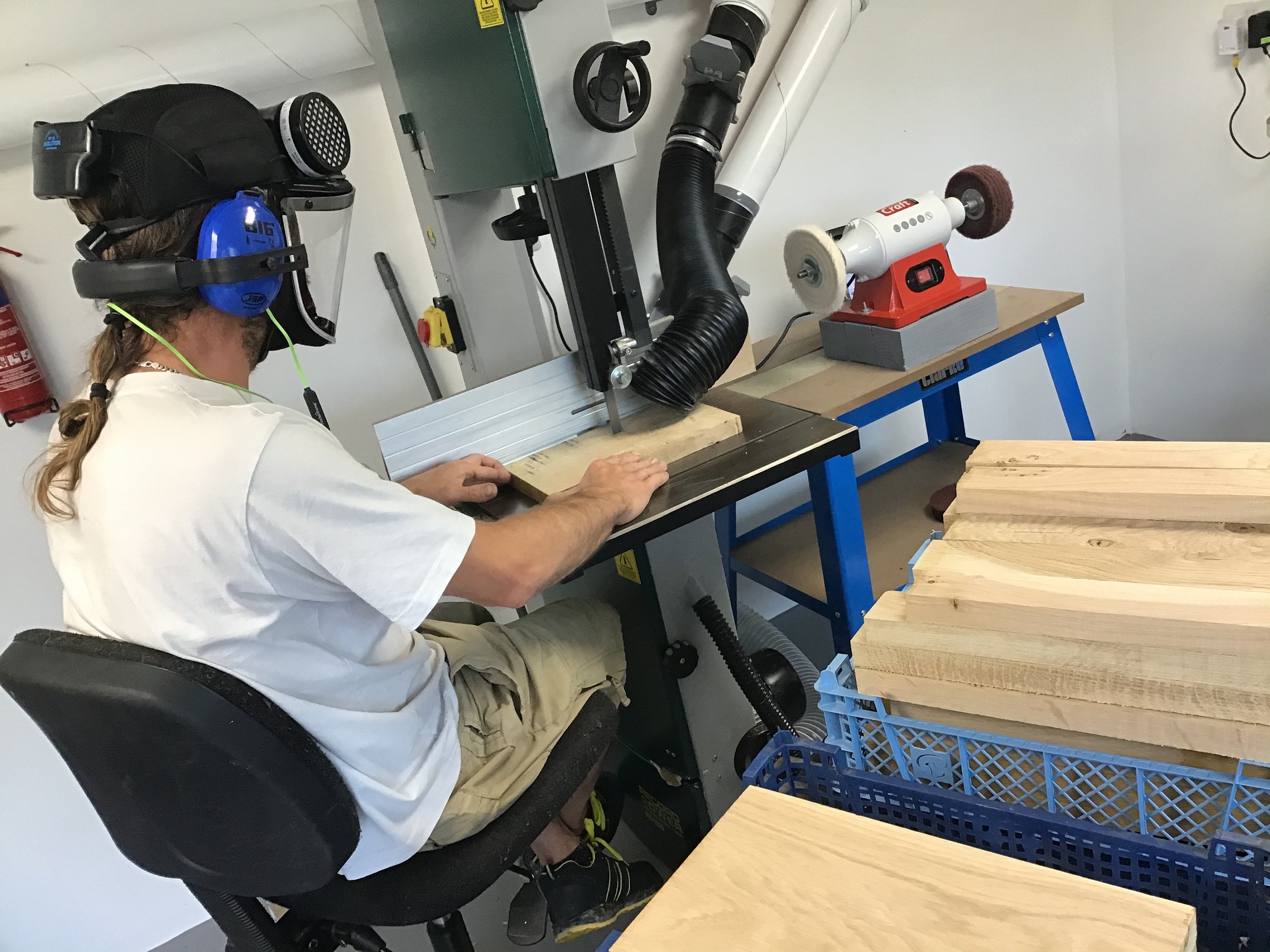 Making our key racks in our home workshop - Gorlech, made in UK
