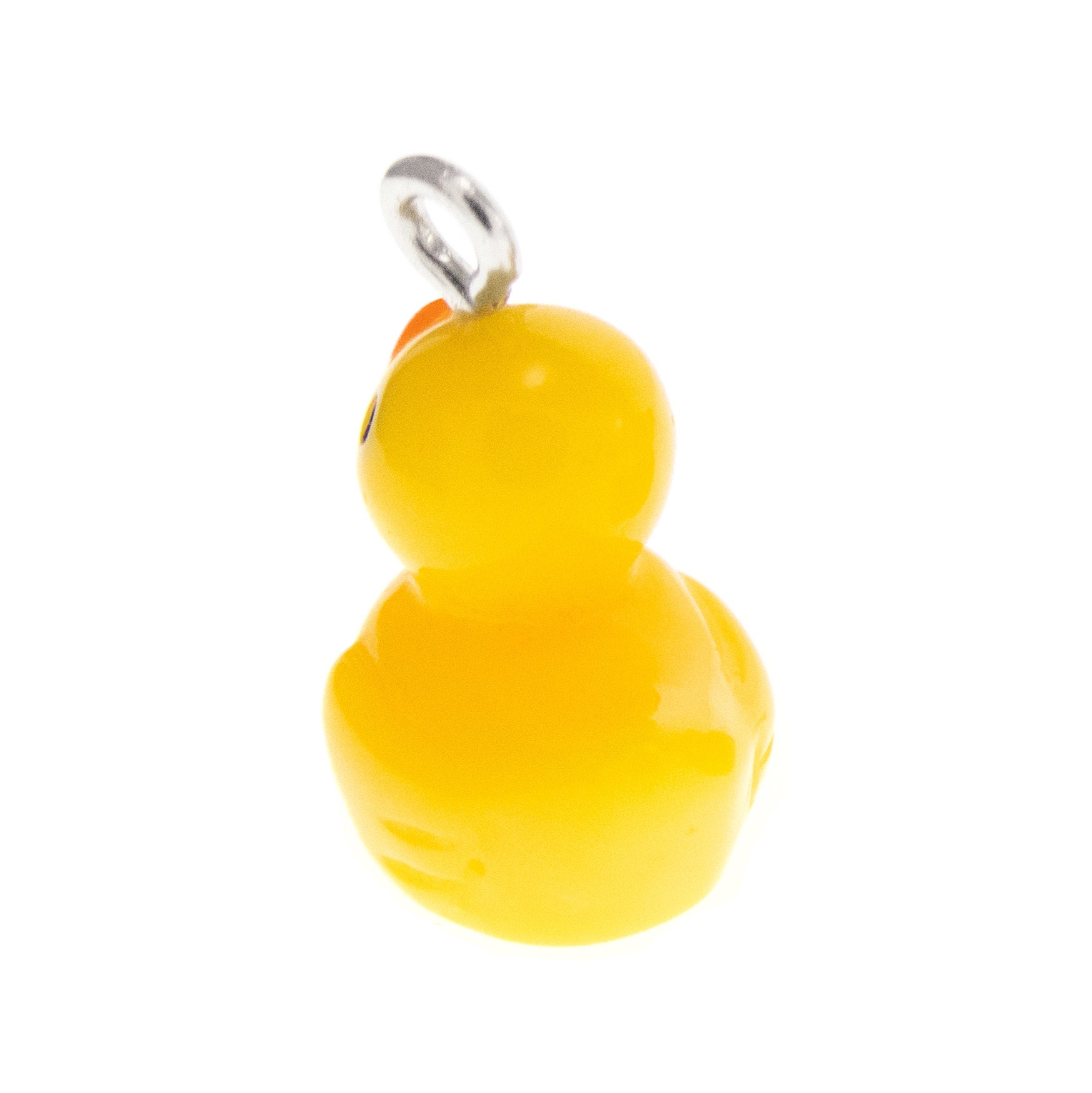 Ladies Charm Necklace Yellow Rubber Duckie