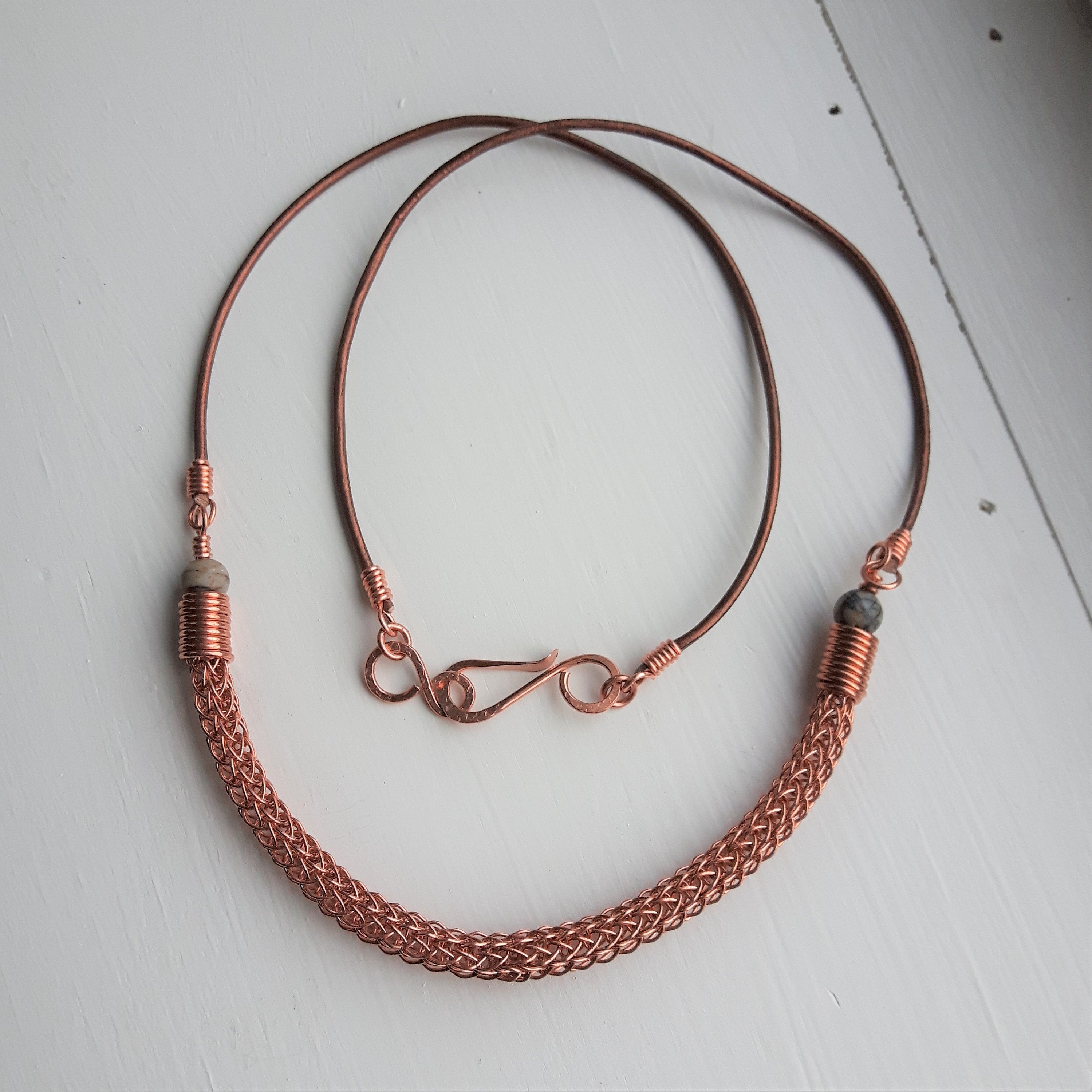 Early Viking wire knitting design