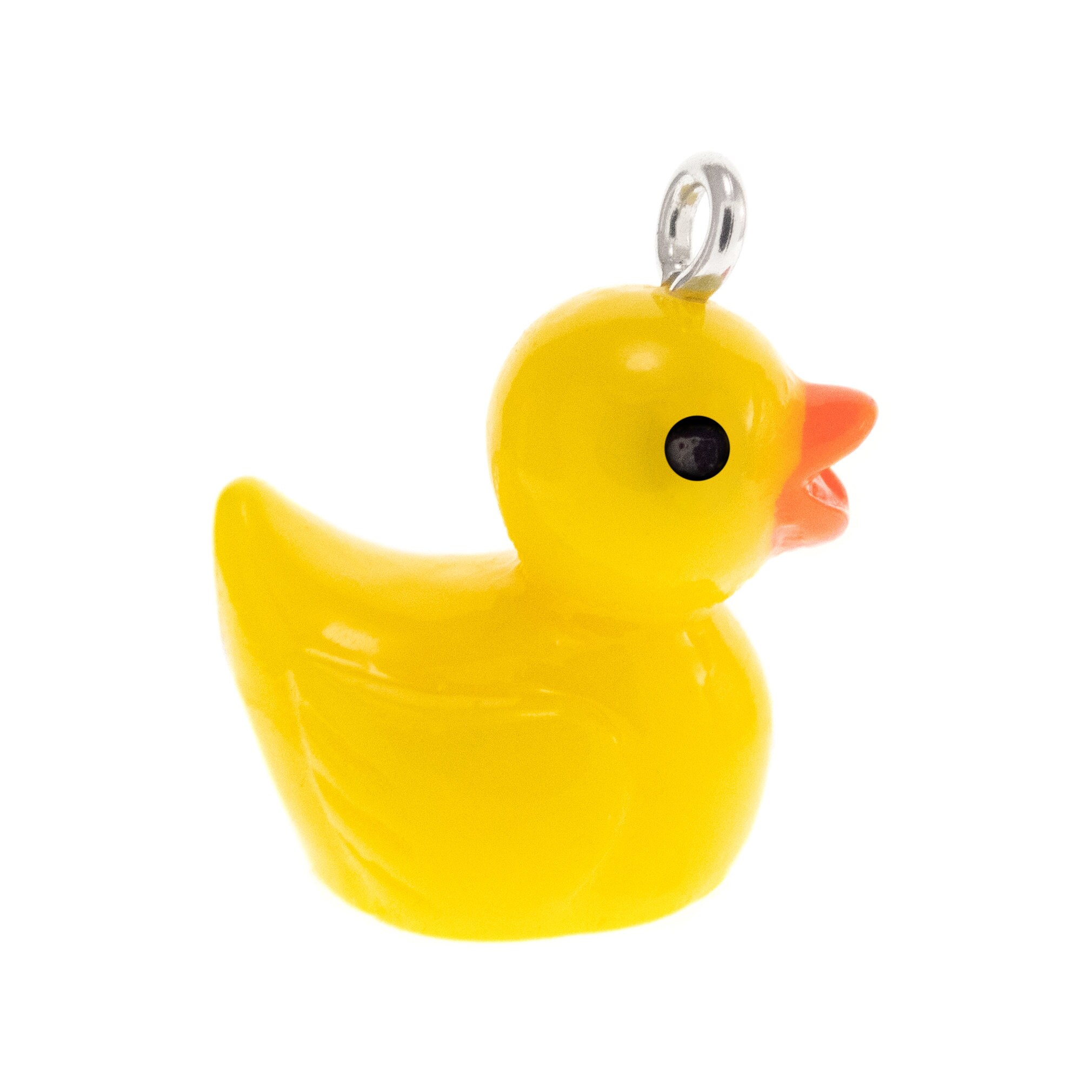 coding duck necklace with yellow rubber duck