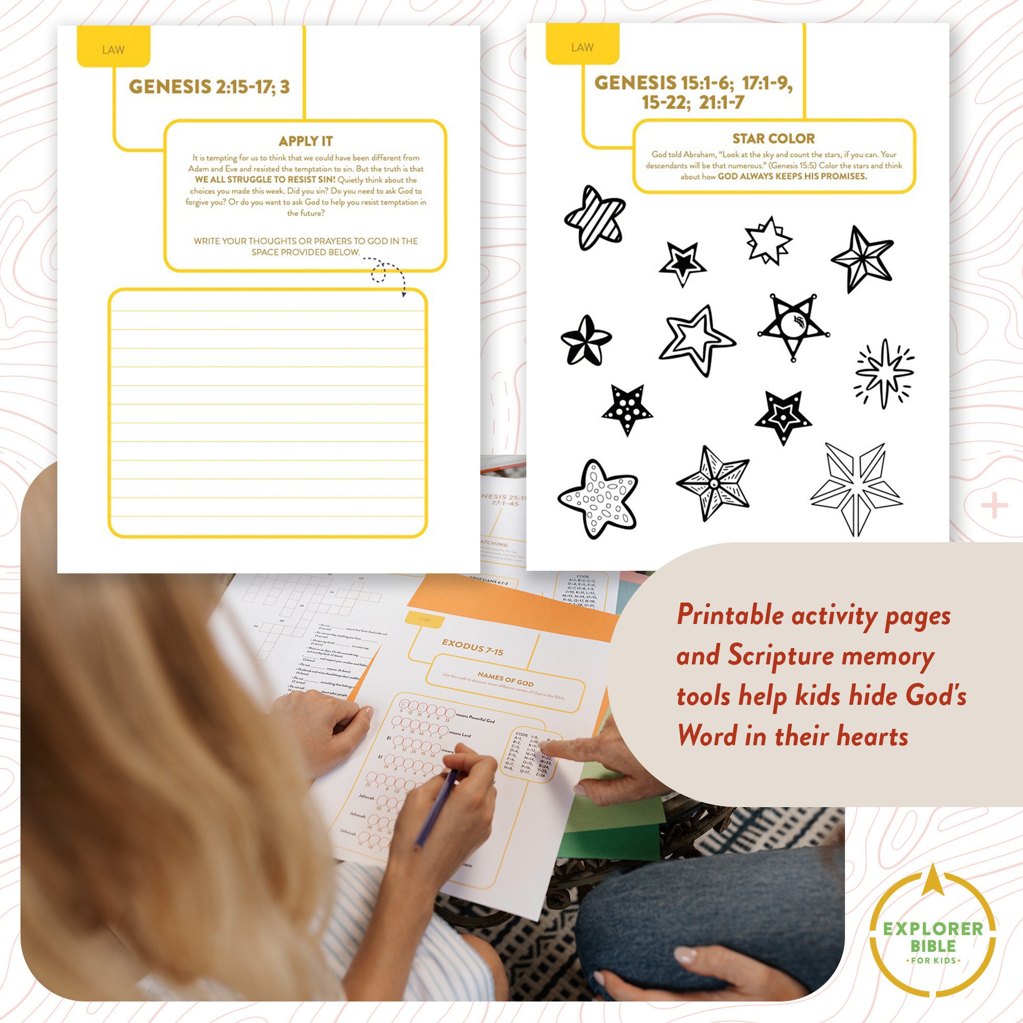 CBS Explorer Bible for Kids Printable Activity