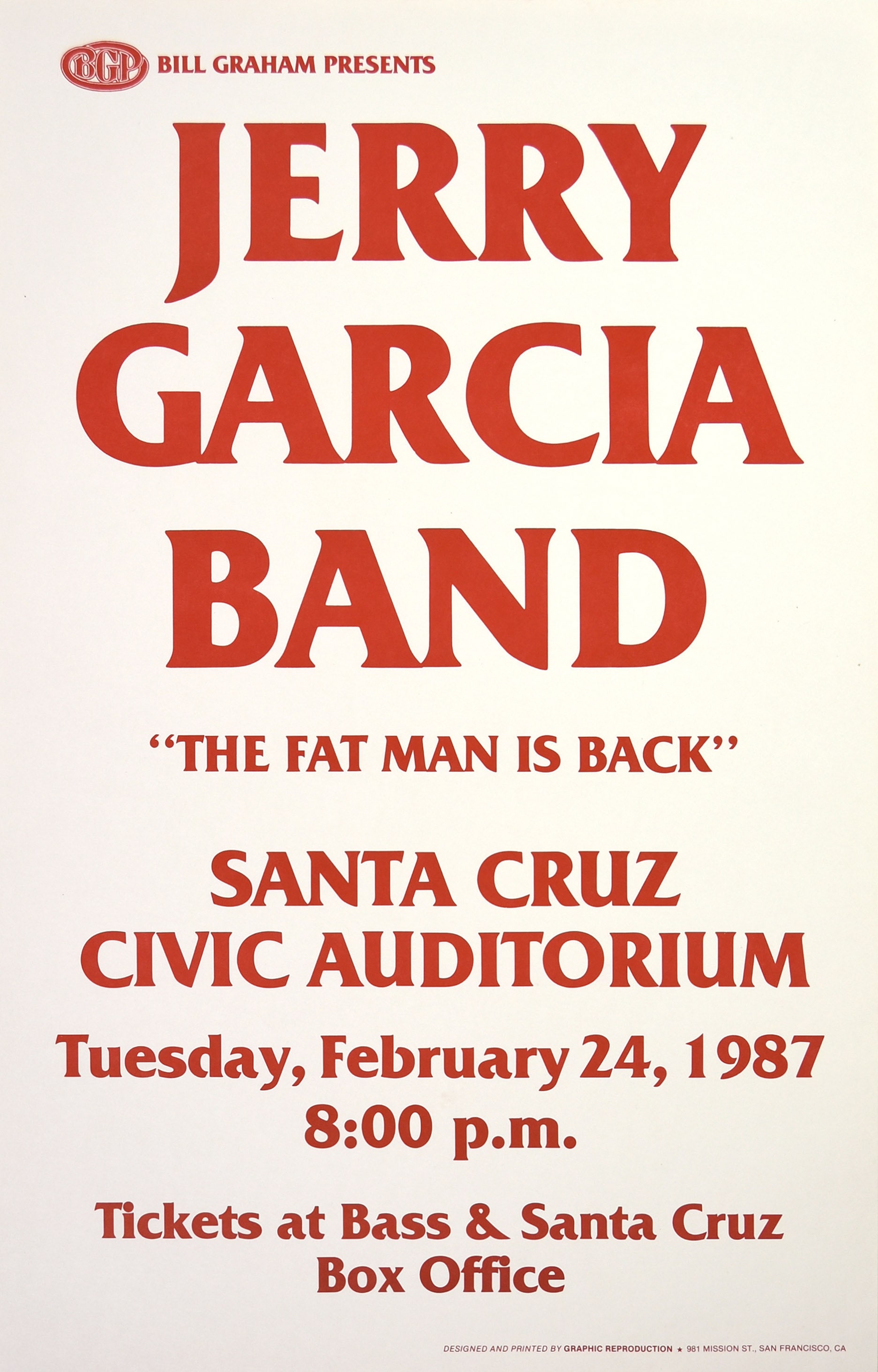 FatManRocks.com #gratefuldead #jerrygarcia #bobweir #phillesh #billkrutzman #mickeyhart #brentmydland #vincewelnick #deadandcompany #johnmayer #PigPen #BruceHornsby #RonMcKeran Grateful Dead Dead & Company Jerry Garcia Bobby Weir Phil Lesh Bill Kreutzmann Mickey Hart OUR FRIENDS, BillyGrass.ORG GratefulPoster.com GratefulSticker.com GratefulPatch.com DeadTee.com DeadHat.com