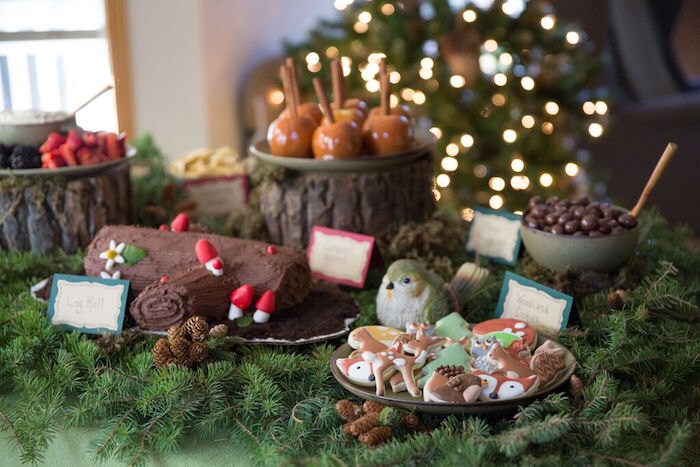 woodland baby shower