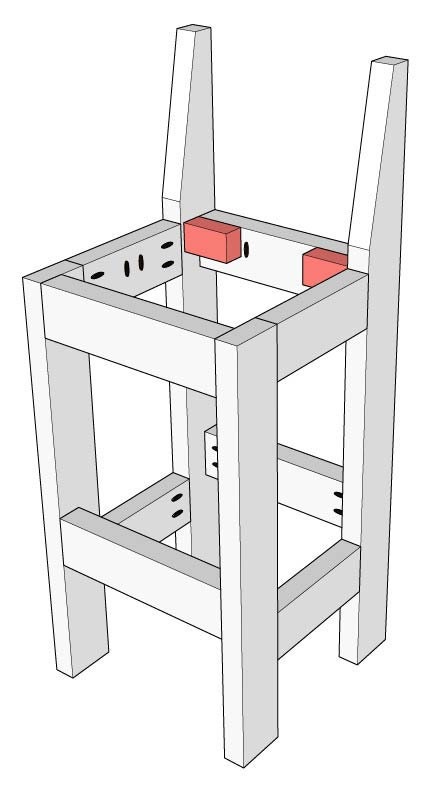 step 7 outdoor barstool diy