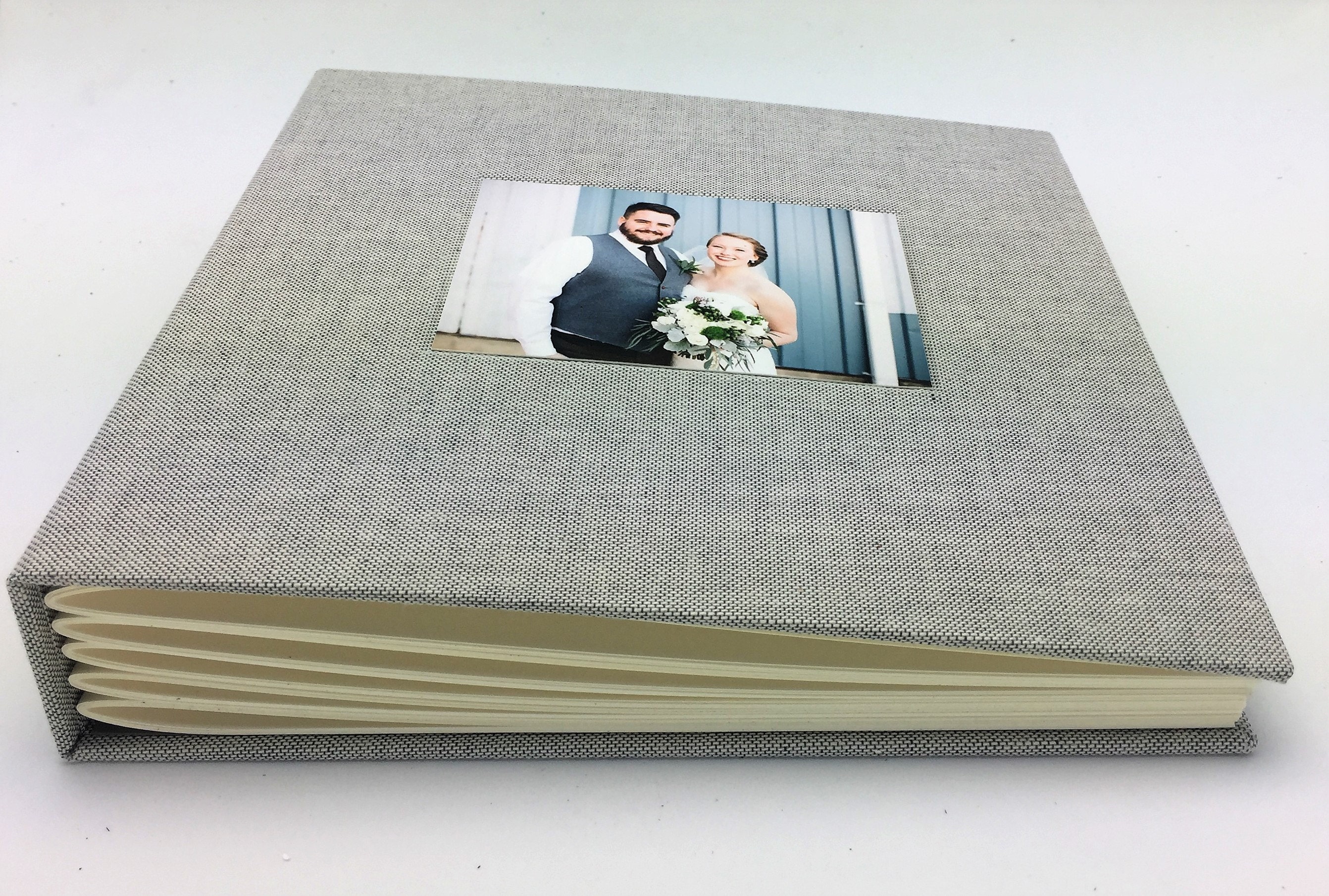 Gray Linen 8x8