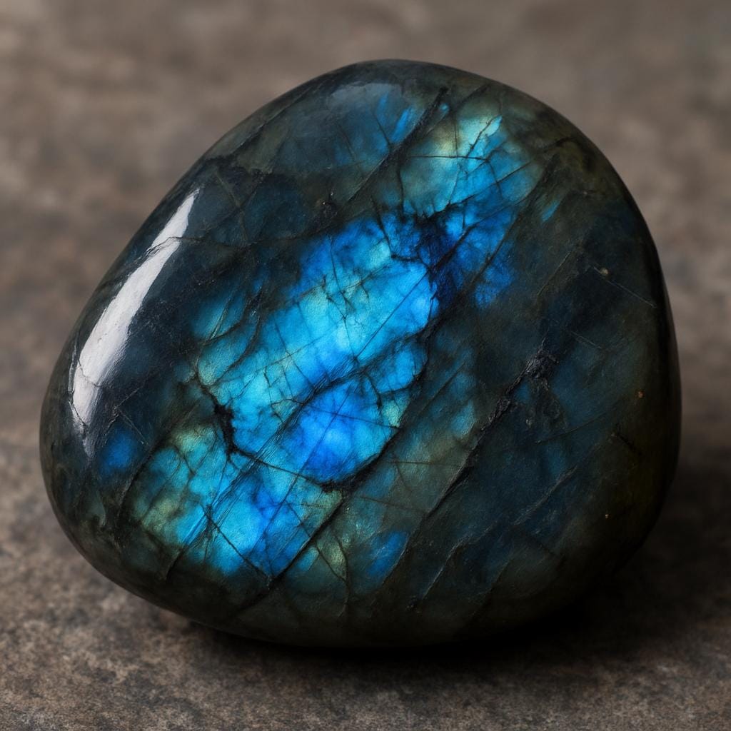 labradorite tumble stone. labradorite specimen