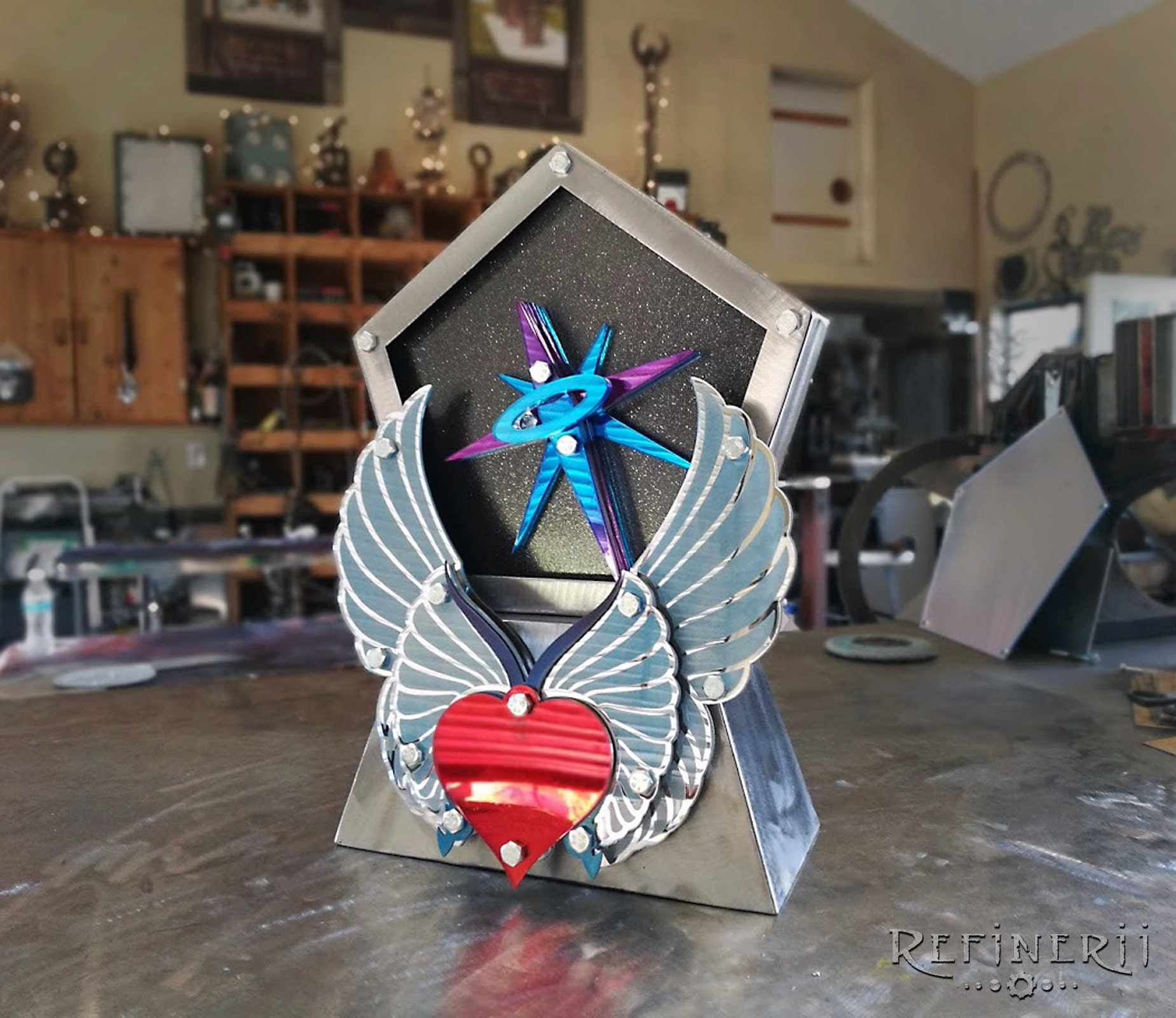 custom trophy award angel wings