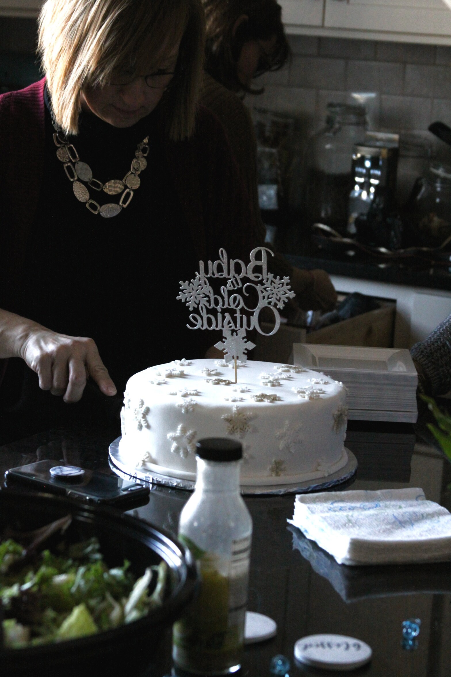 Baby Its Cold outside cake