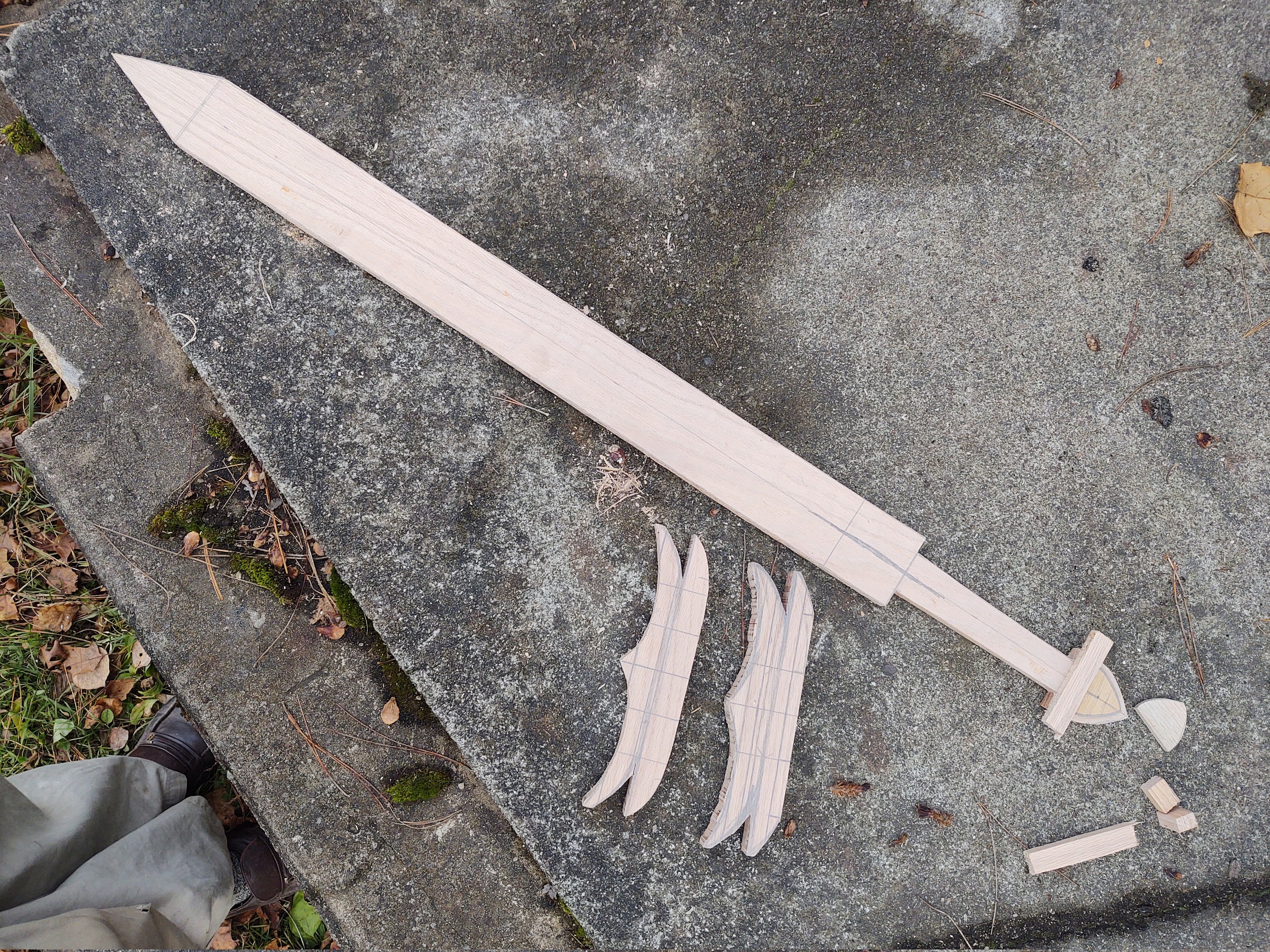 cutting the basic shape