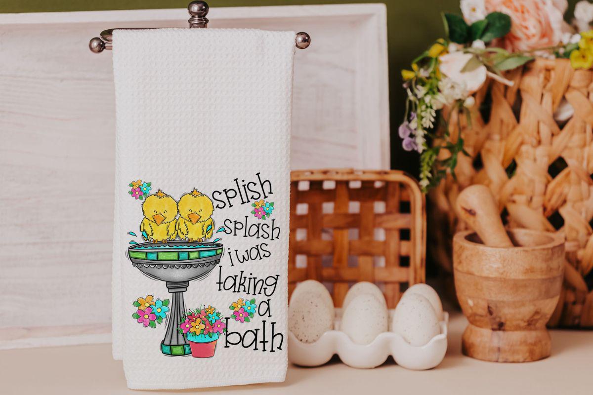 splish splash I was taking a bath towel