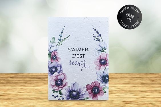 carte à semer par Mayline Confection