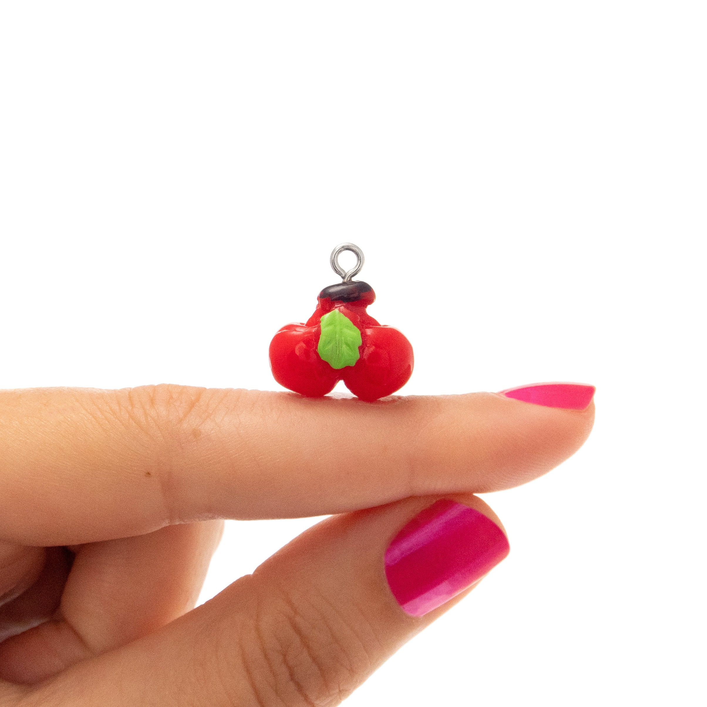 Famous Cherry Necklace. Cute Food Friendship Necklace