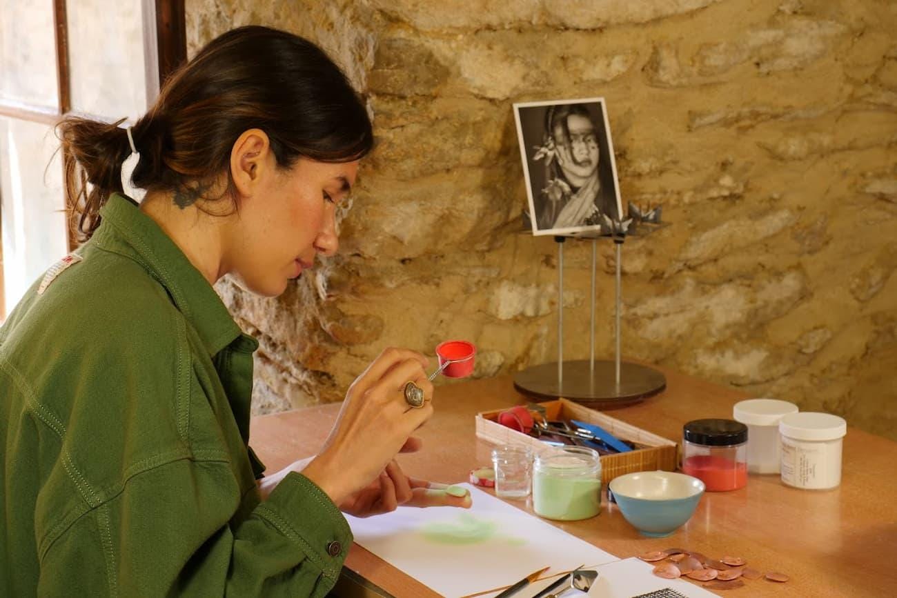 atelier bijouterie emaux sur cuivre