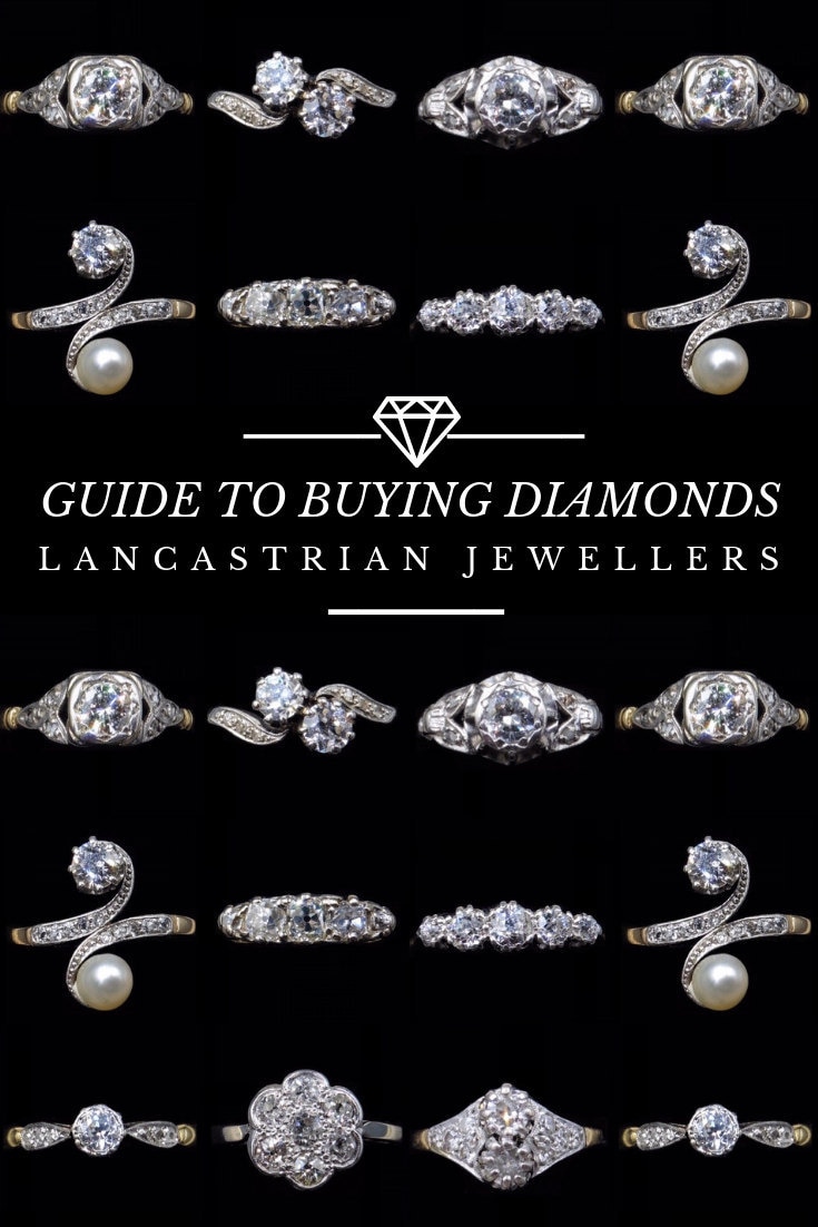 Pinterest Pin : Guide to Buying Diamonds