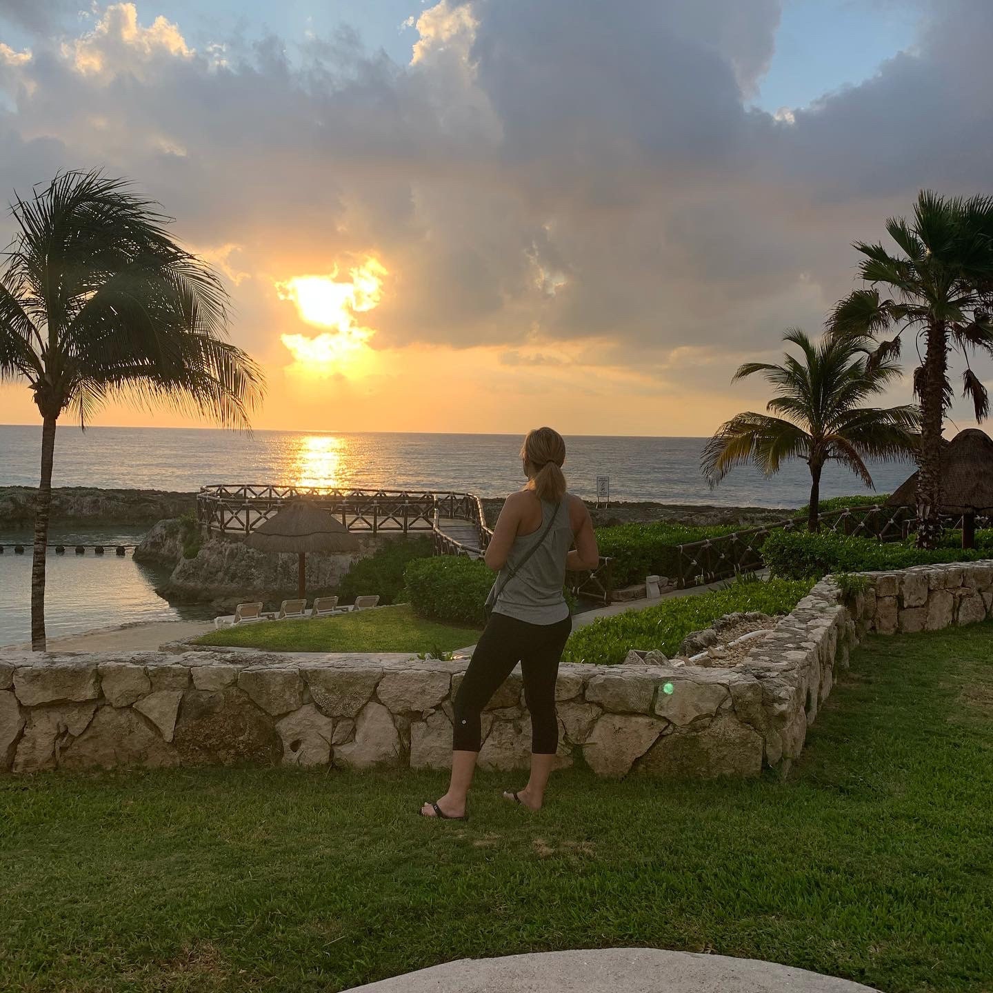 Hard Rock Hotel In Mexico just me soaking up the beautiful views