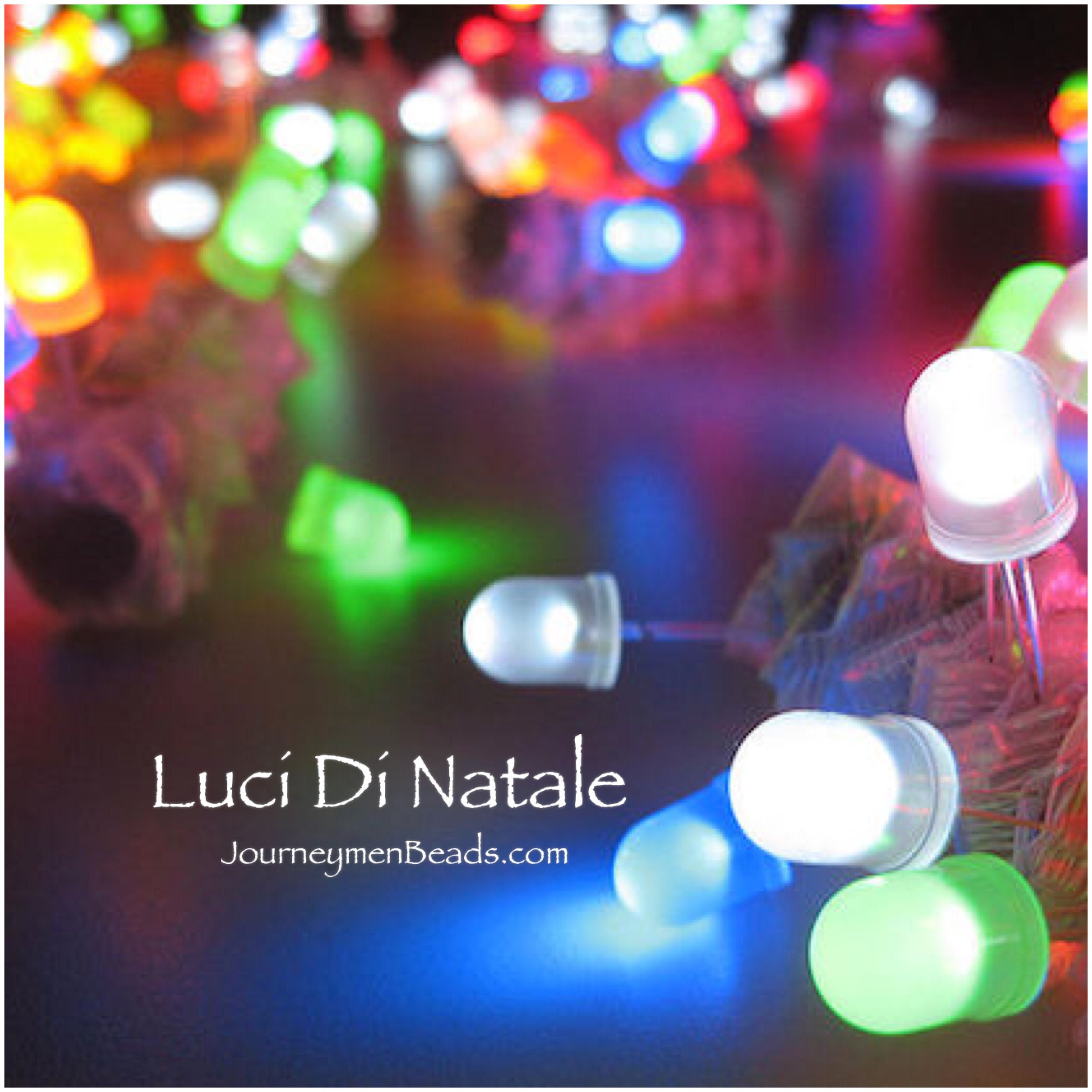 Our always popular Holiday bracelet Luci De Natale at JourneymenBeads.com