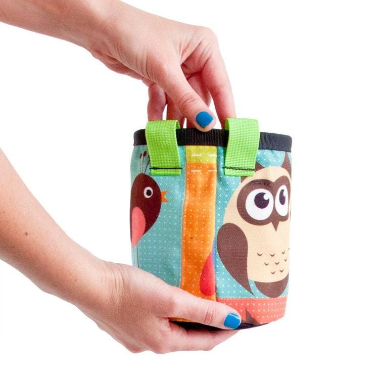 chalk bag roc climbers handmade by nadamlada. climb gift idea