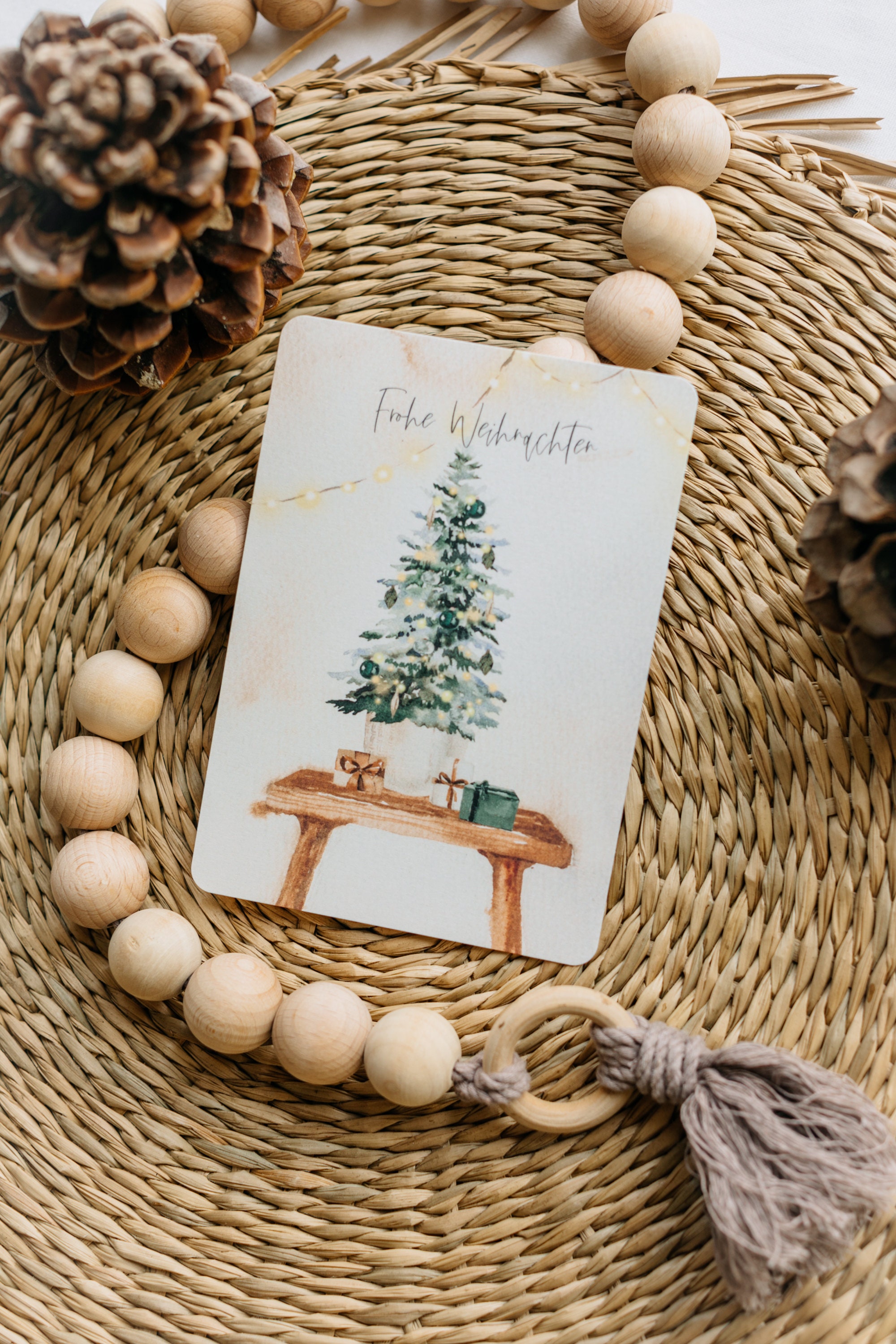 Weihnachtskarte, Grußkarte Weihnachten, Postkarte, Weihnachtspostkarte