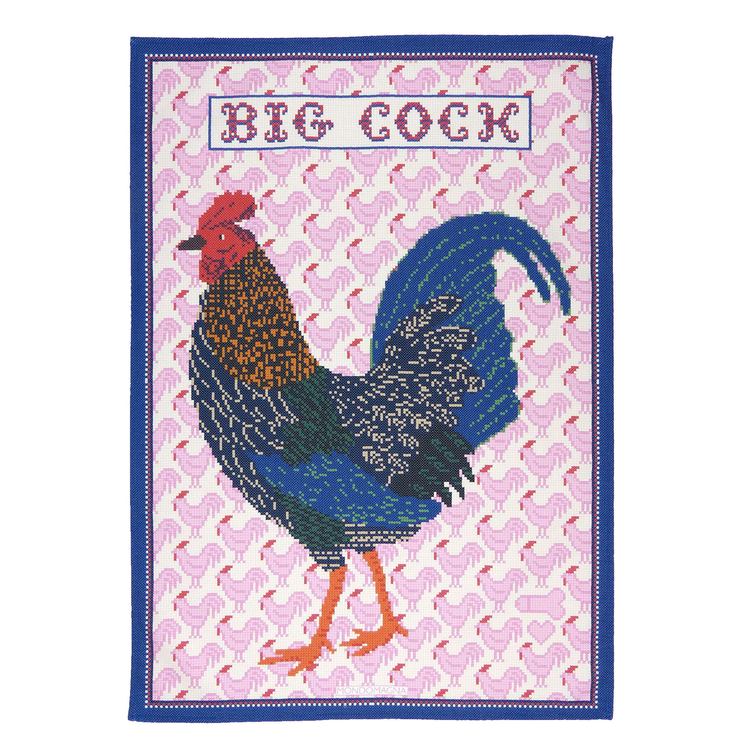 big cock tea towel