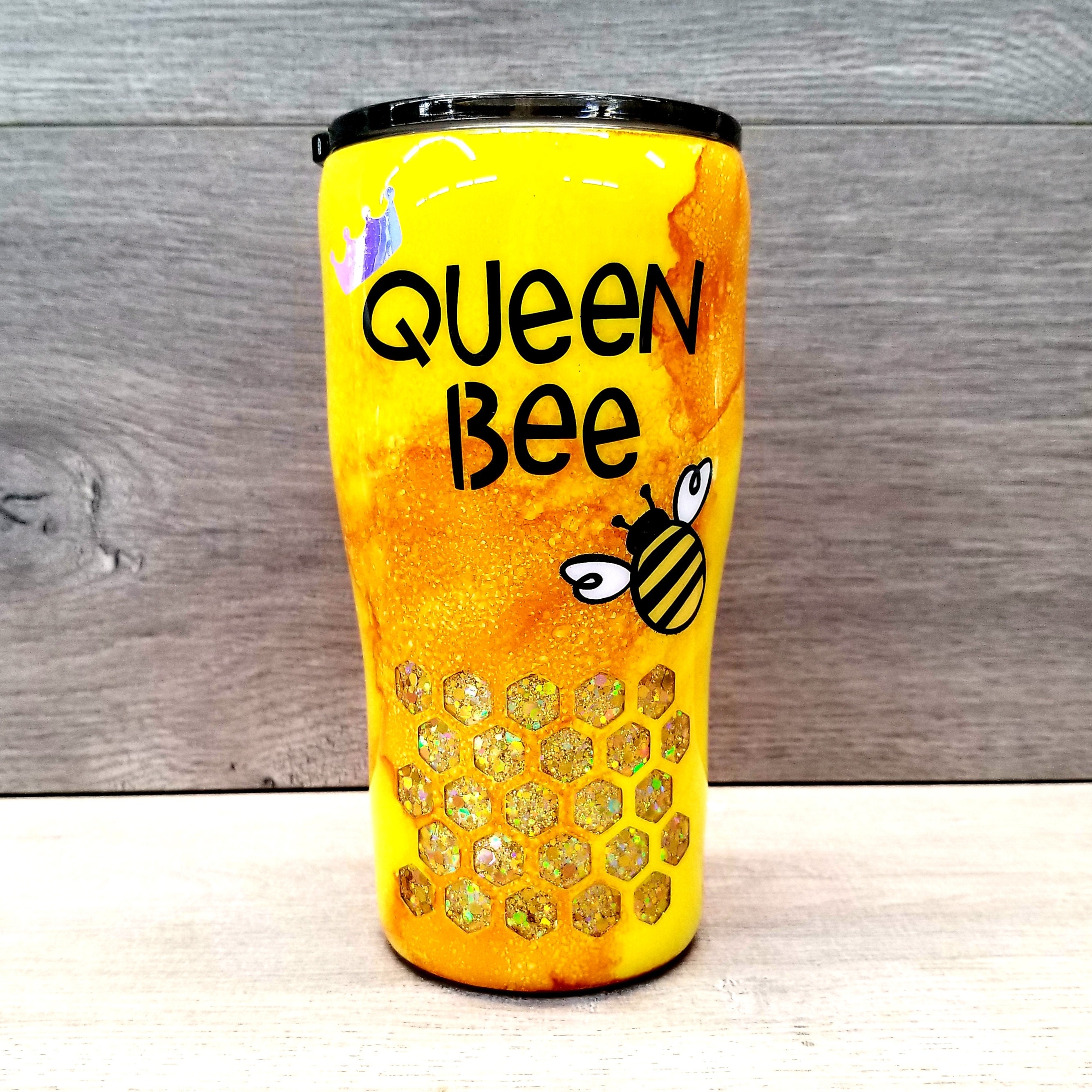 Completed Queen Bee Tumbler