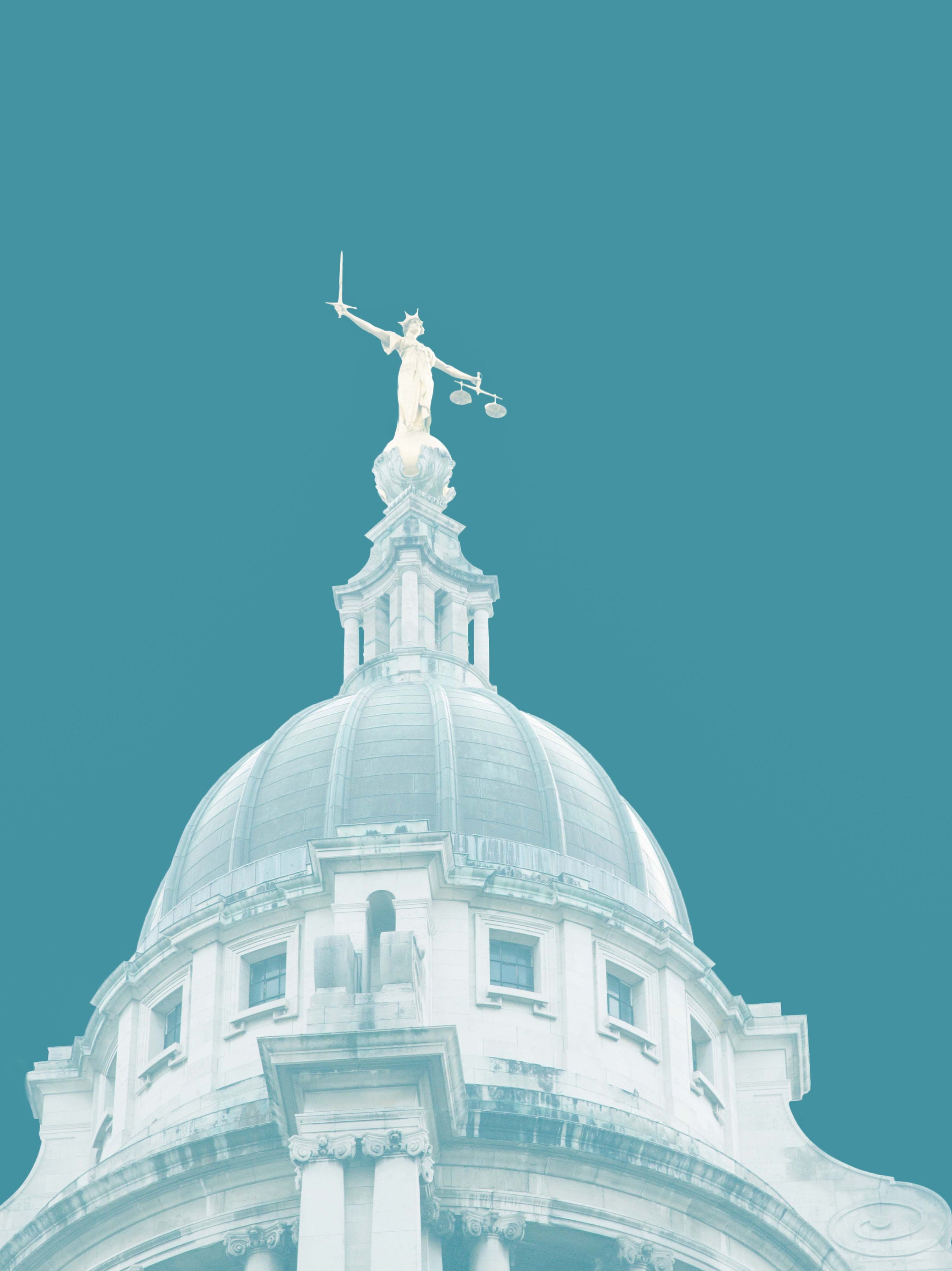 london old bailey fine art print in teal green blue lawyer gift barrister gift by deborah pendell