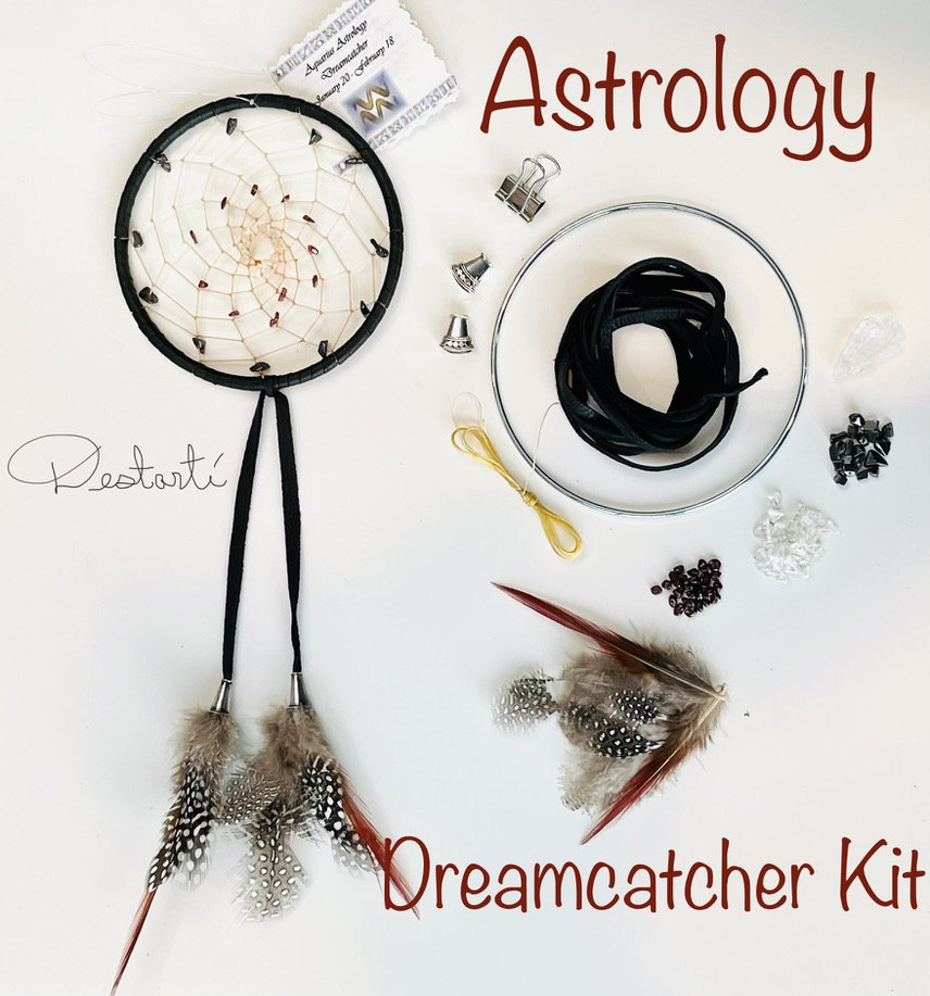 Astrology Dreamcatcher Kit available for each of the 12 Signs of the Zodiac