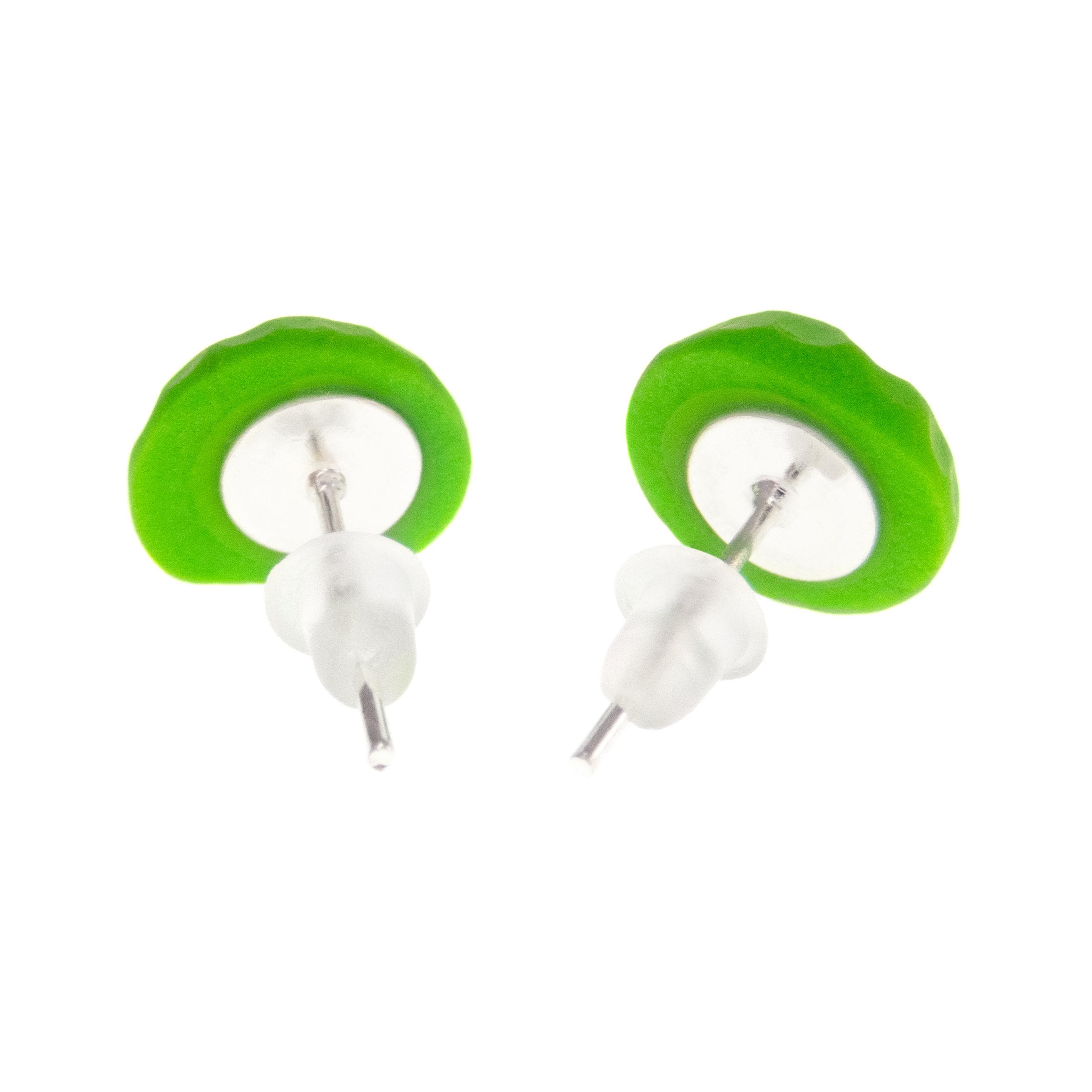 Handmade rock climber earrings by Nadamlada designed for women who love climbing gyms, bouldering, mountain adventures, and handcrafted artisan jewelry.