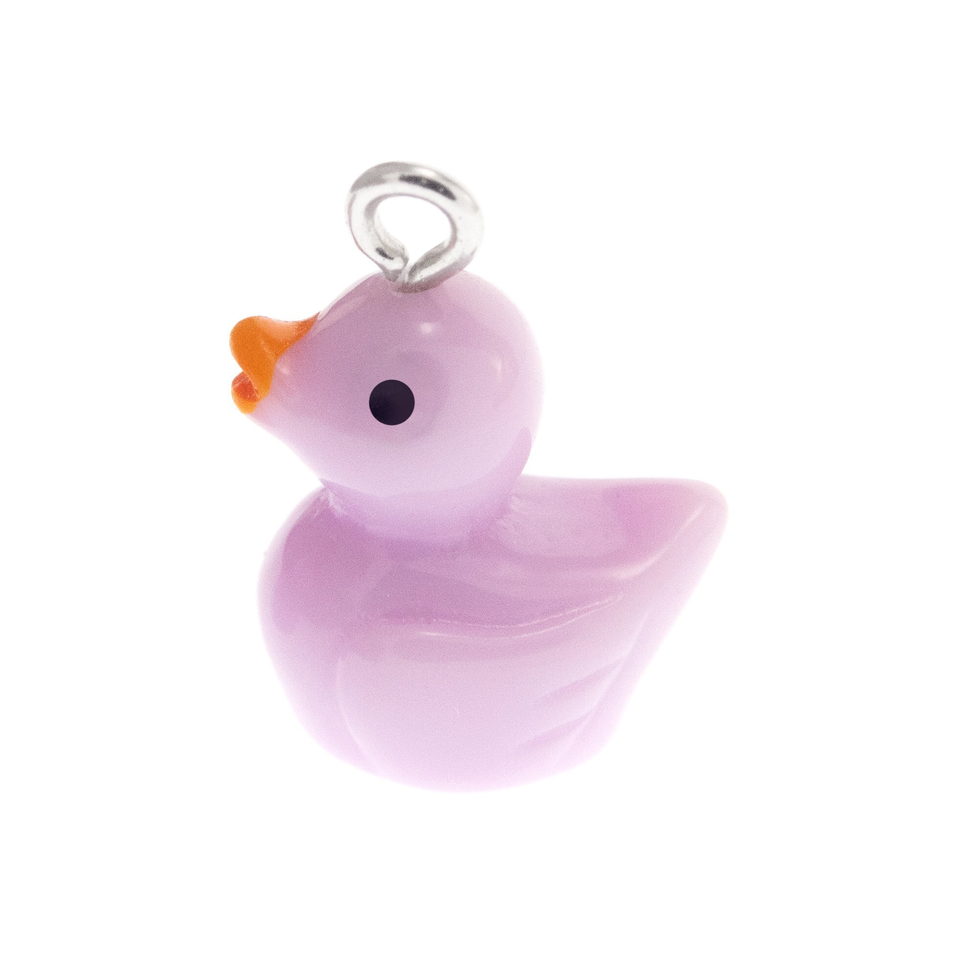happy lucky necklace with rubber duck pendant