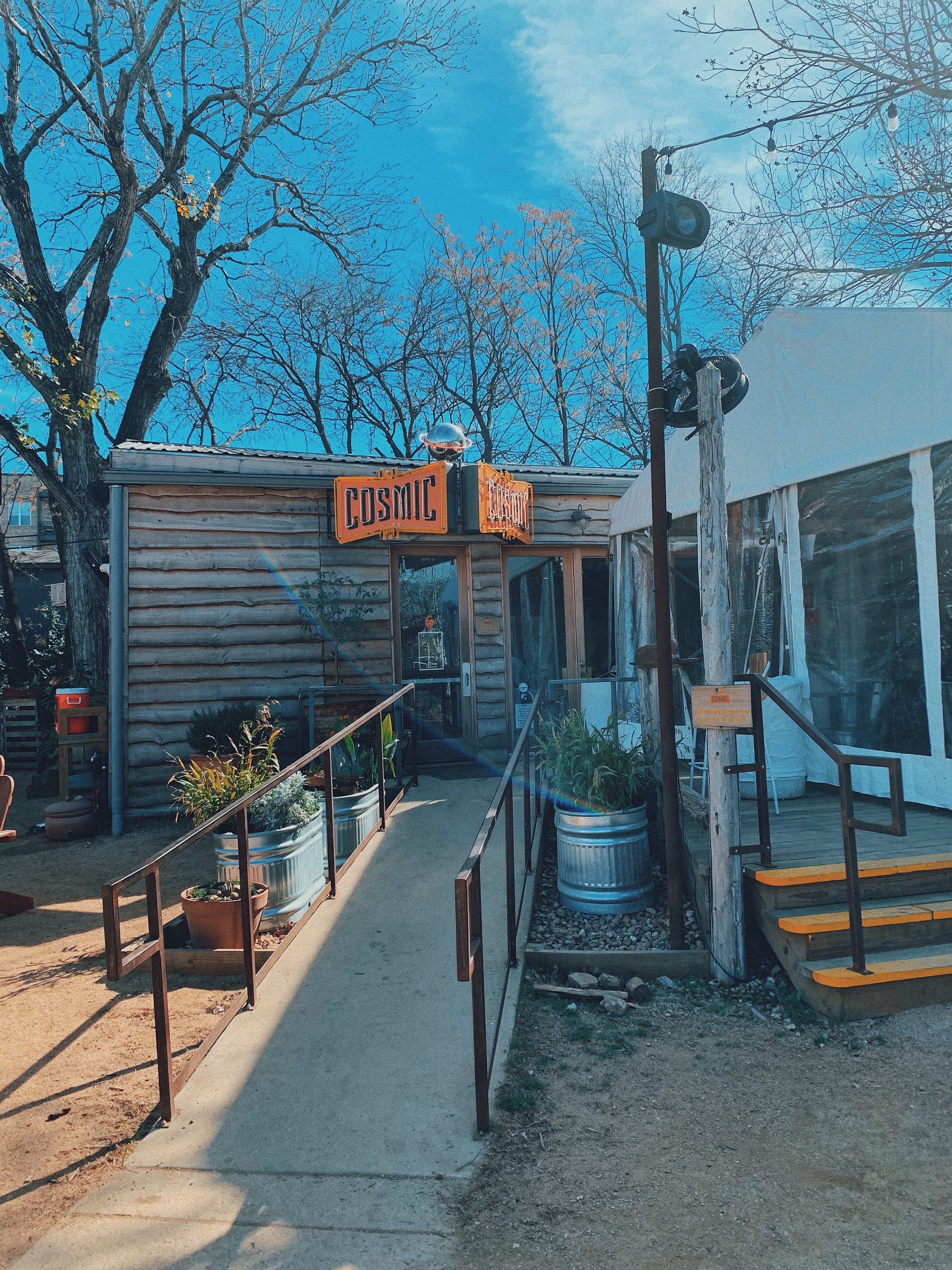 Cosmic Coffee Beer Garden Austin Texas