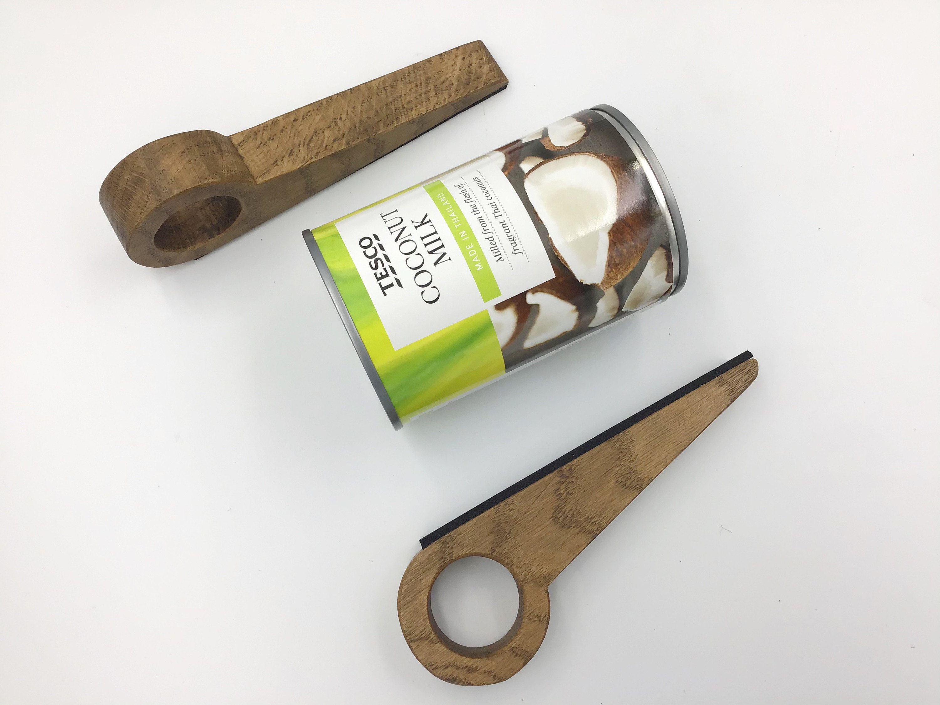 Dark Oak wood Doorstops - handmade in West Wales UK by gorlech