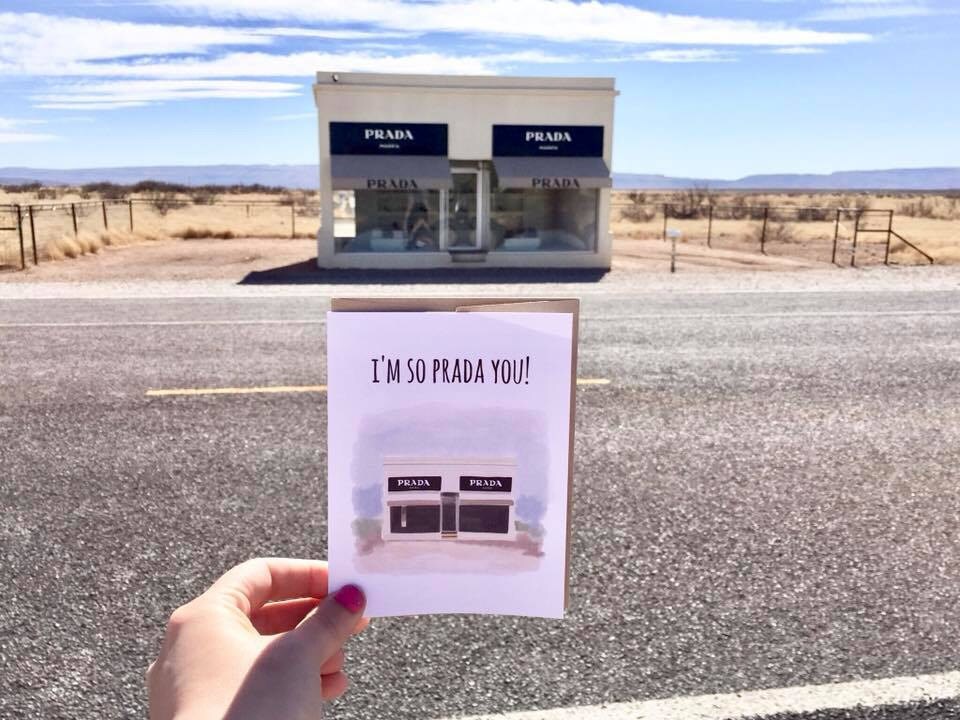 Prada Marfa, Marfa, ACouplePuns