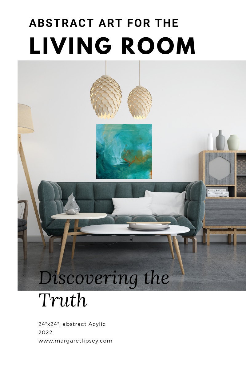 Abstract Painting - Discovering the Truth by Margaret Lipsey
