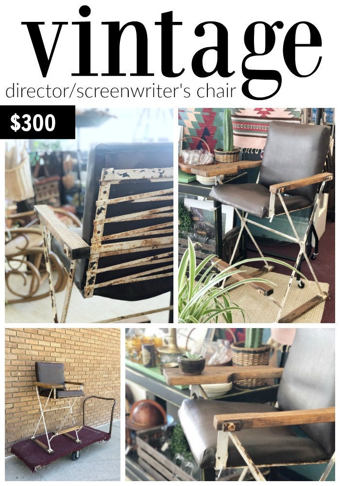 vintage director/screenwriter chair