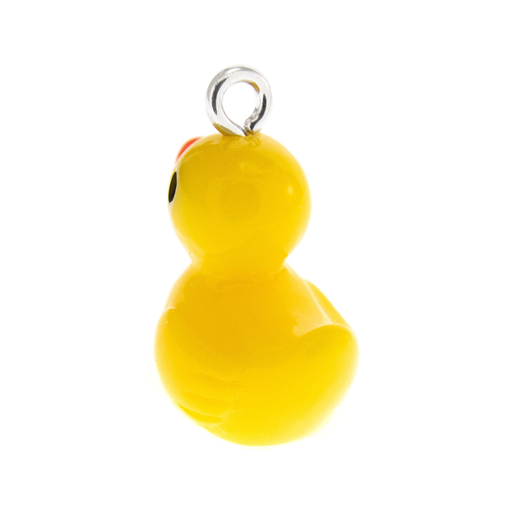 coding duck necklace with yellow rubber duck