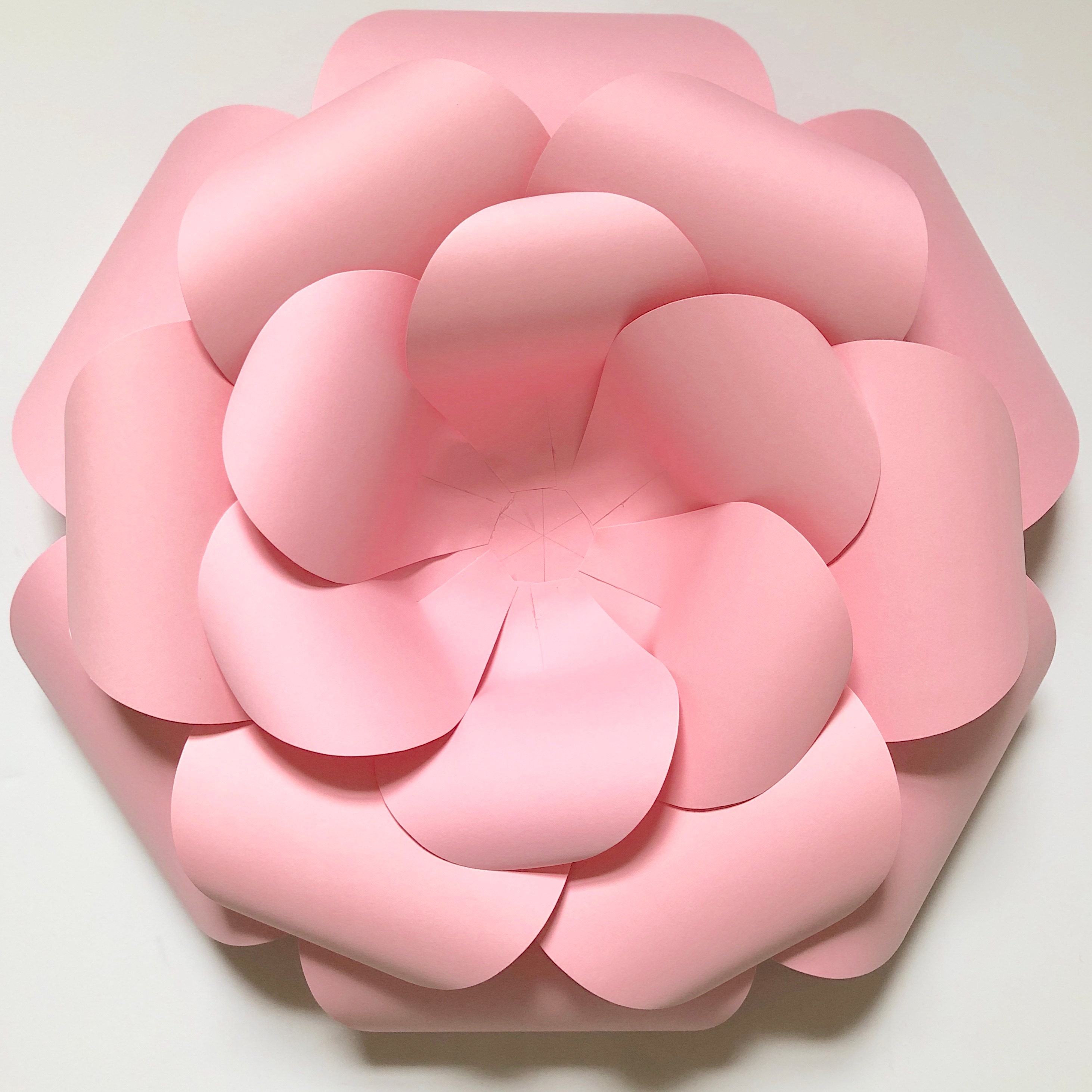 assembling paper flower