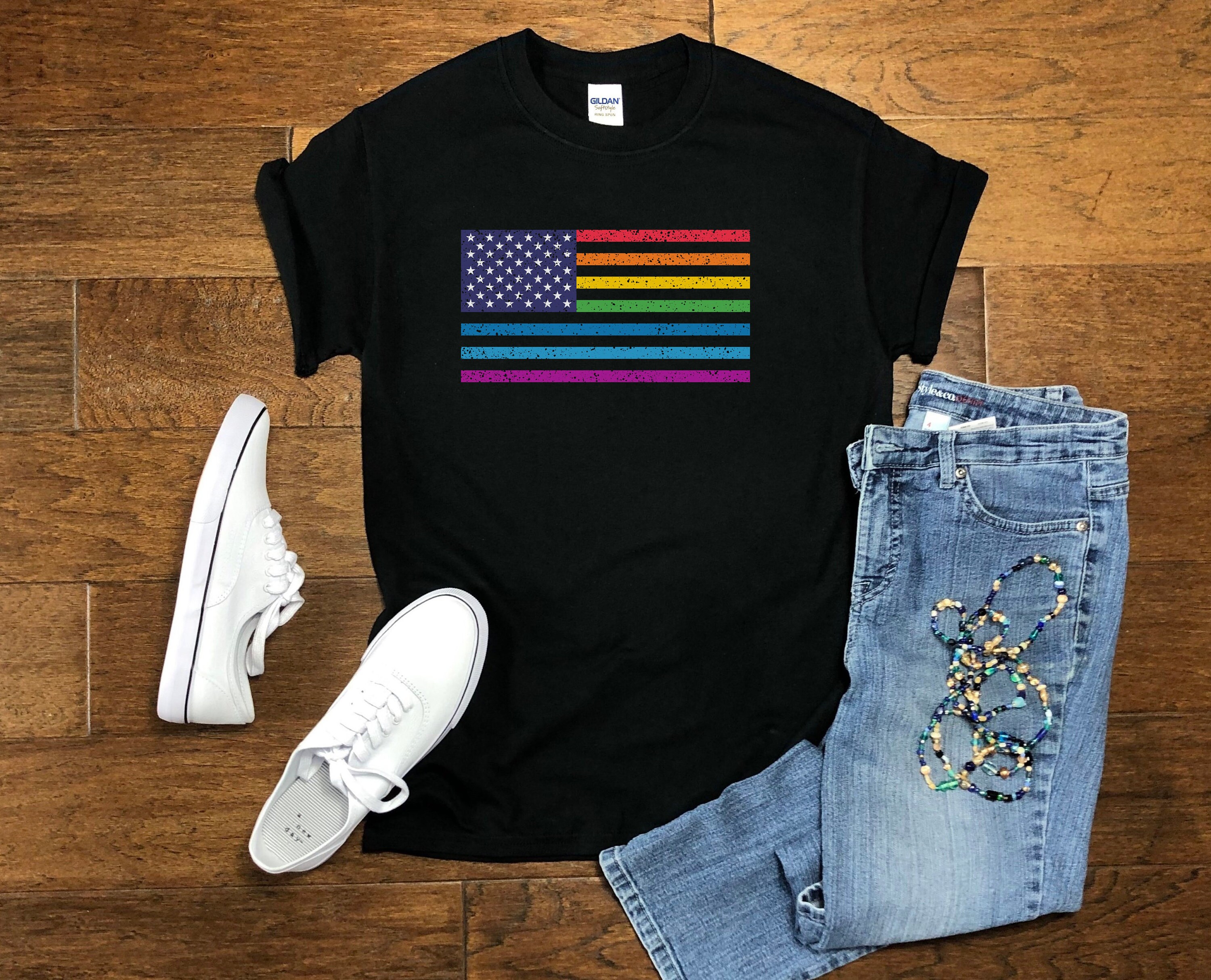 American Pride Flag Shirt