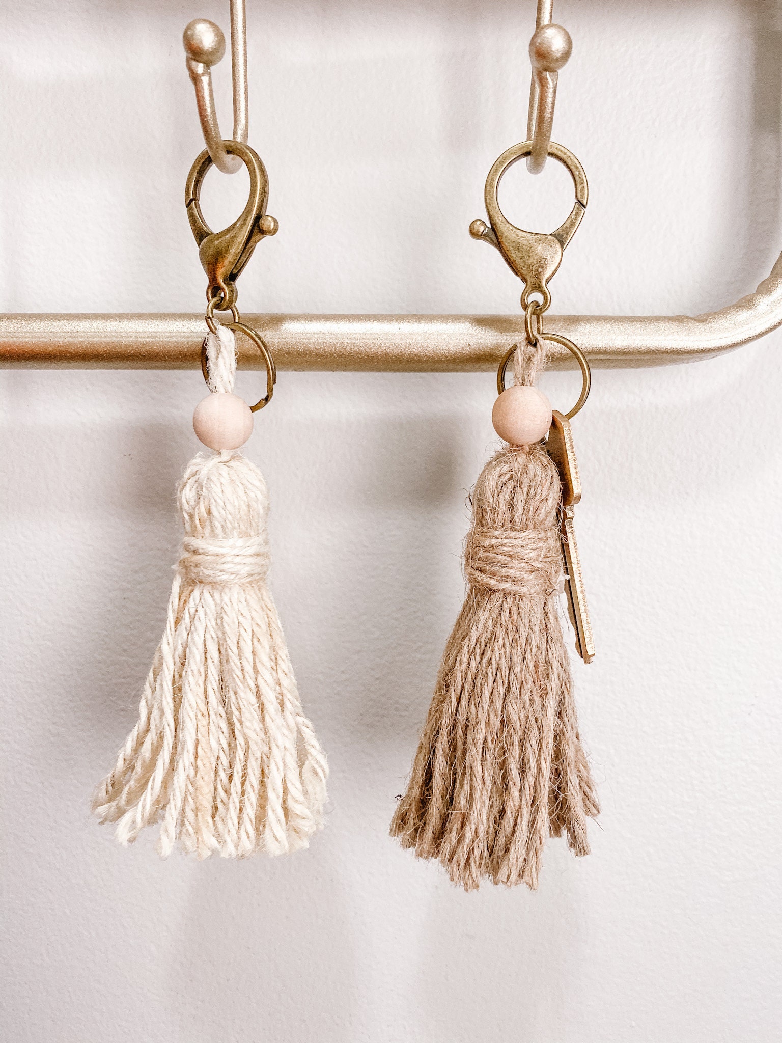Two Tassel Keychains