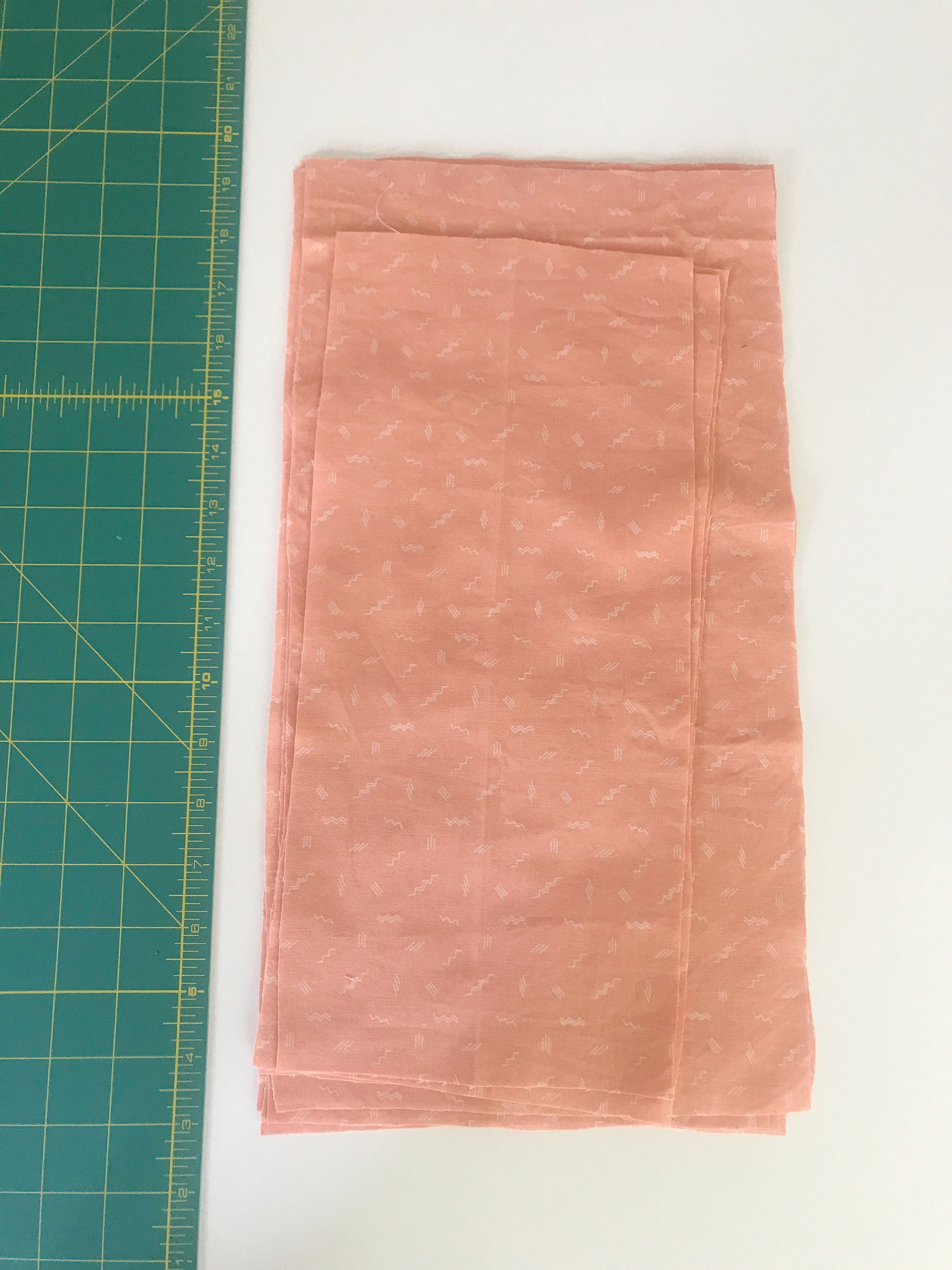 Figo Fabric Treehouse Zigzag in Pink for pleated masks.