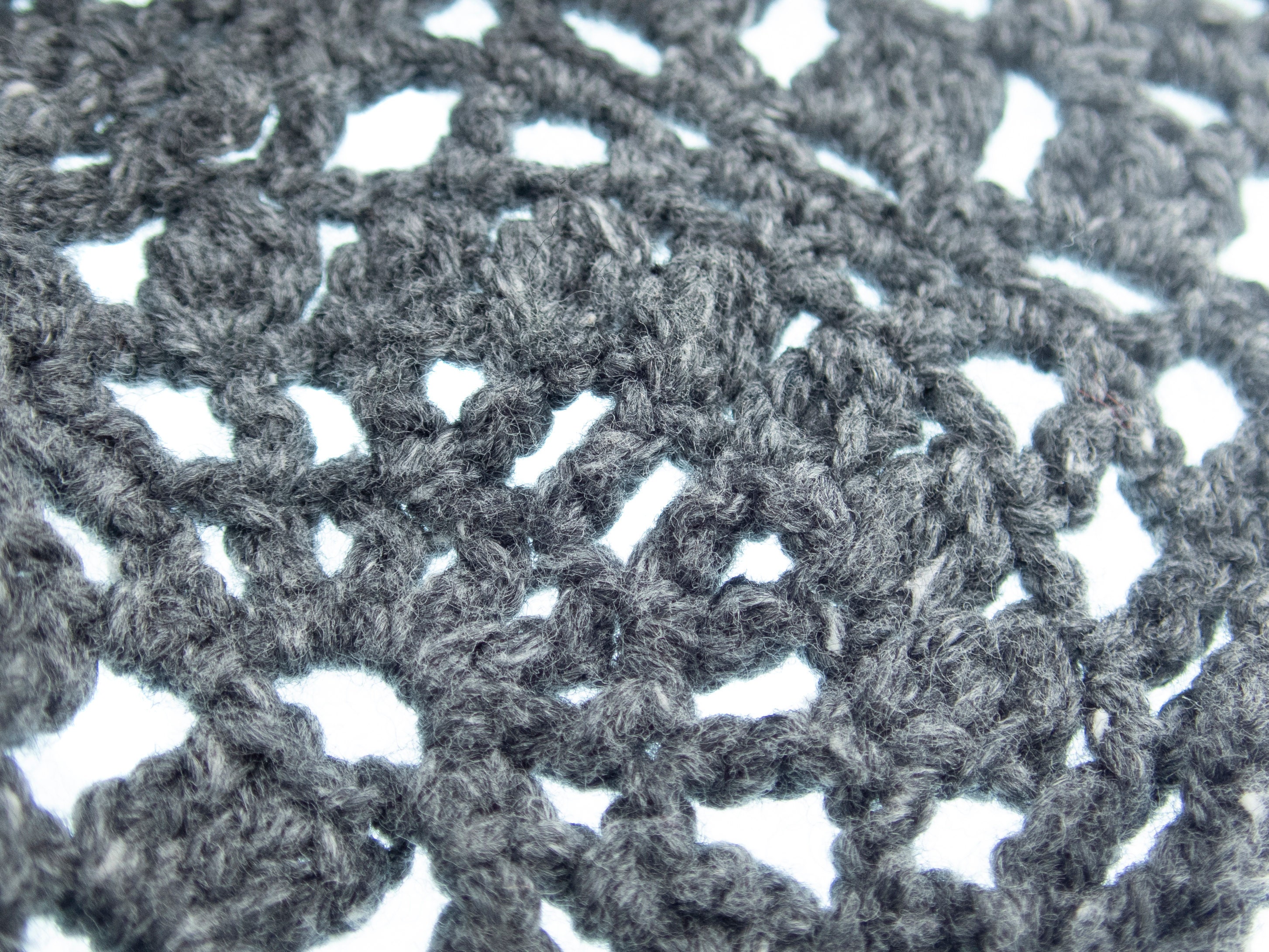 Scarf Knitted for Women grey circle scarf infinity