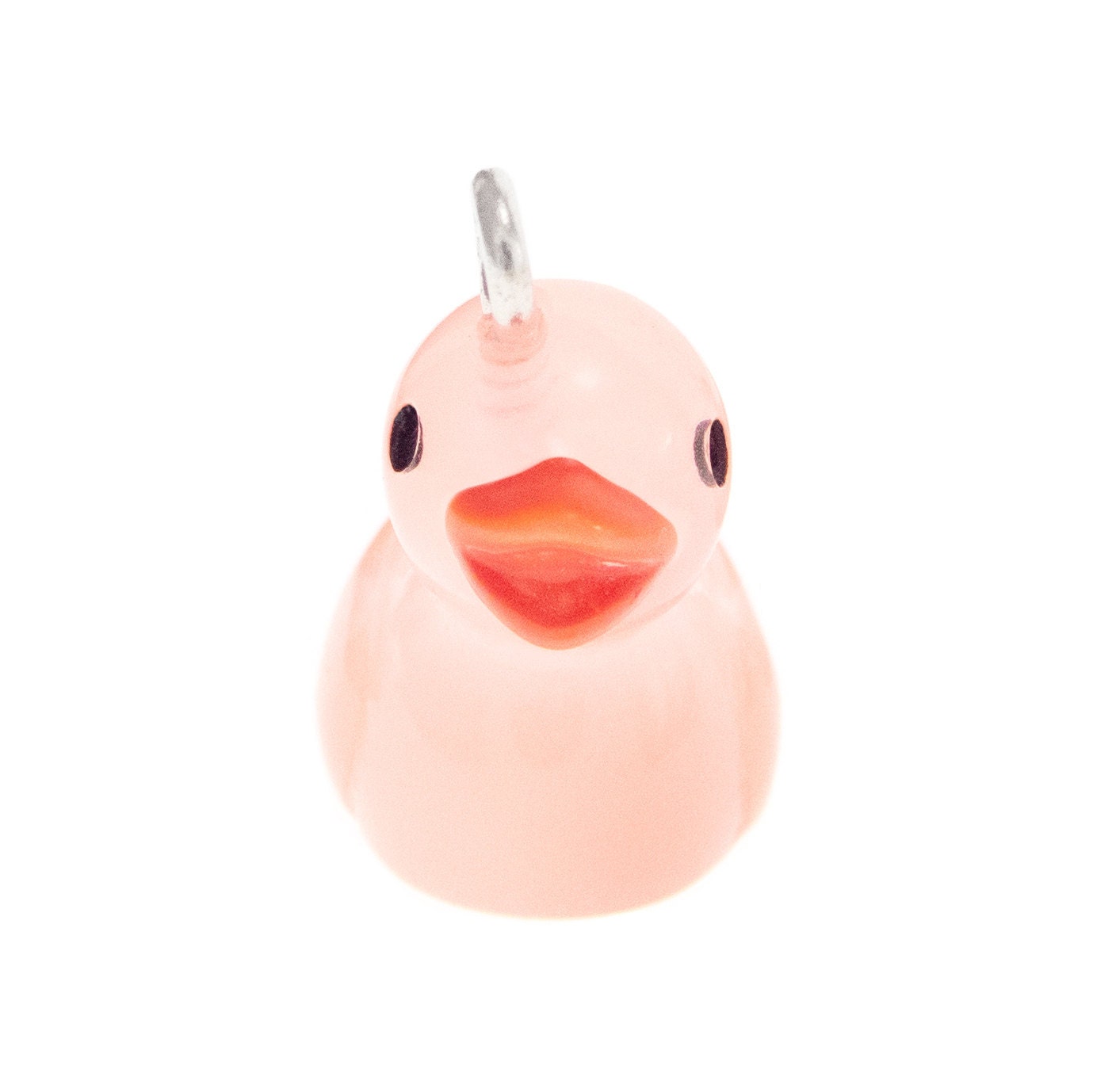 Ducky Necklace Pink Rubber Duck Jewellery