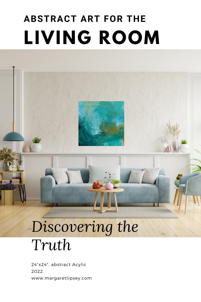Abstract Painting - Discovering the Truth by Margaret Lipsey
