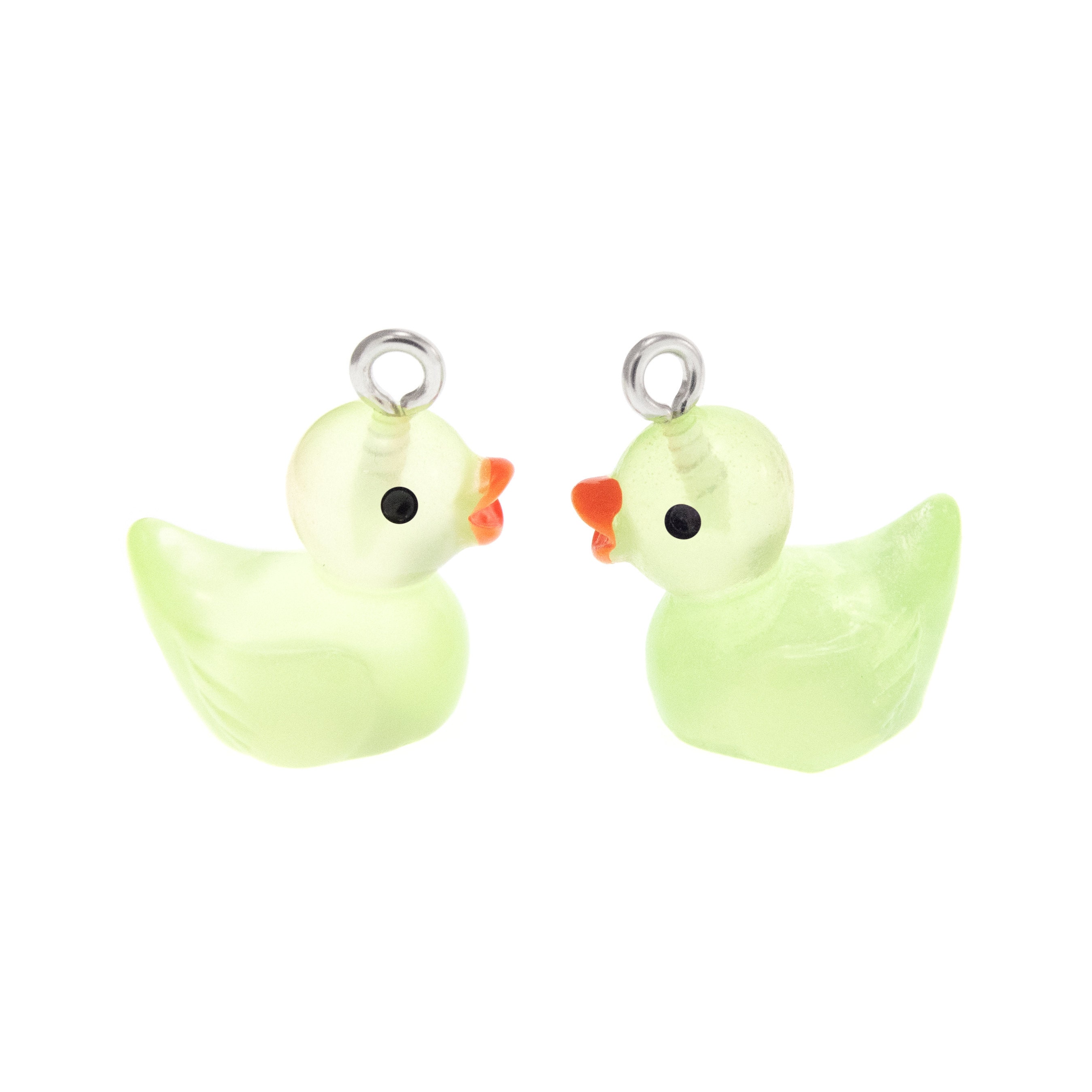 rubber duck debugging earrings dangle