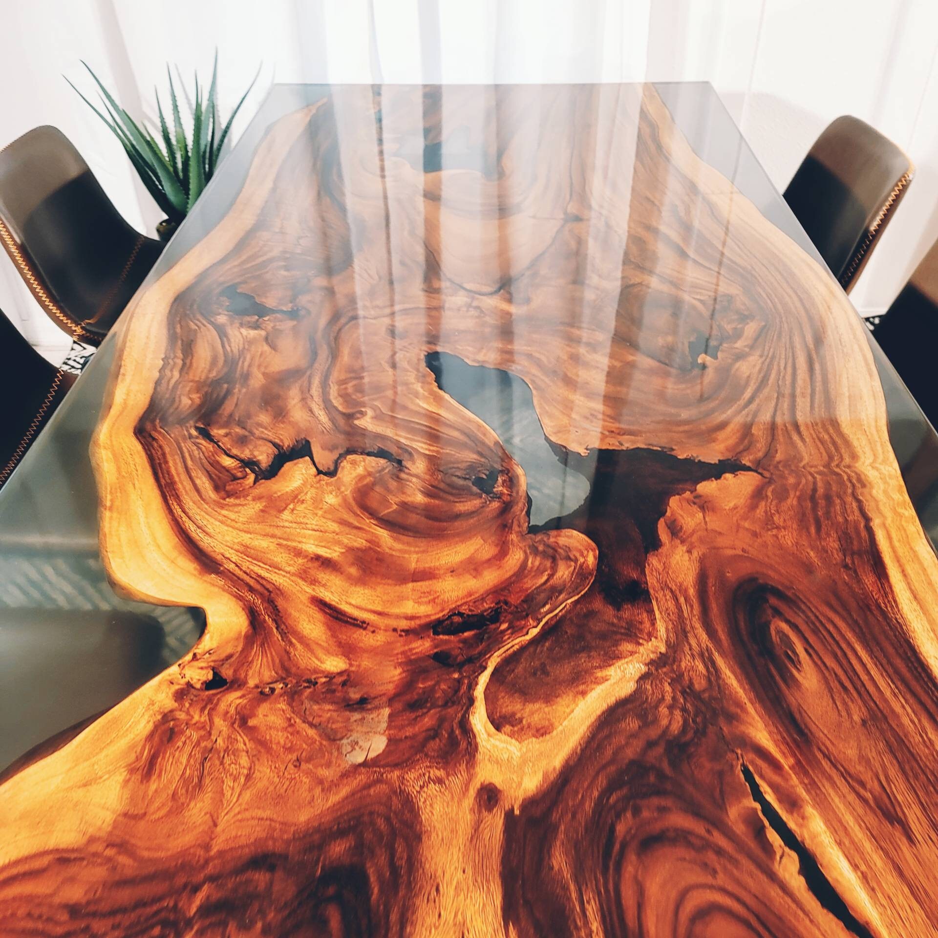 High quality epoxy river table
